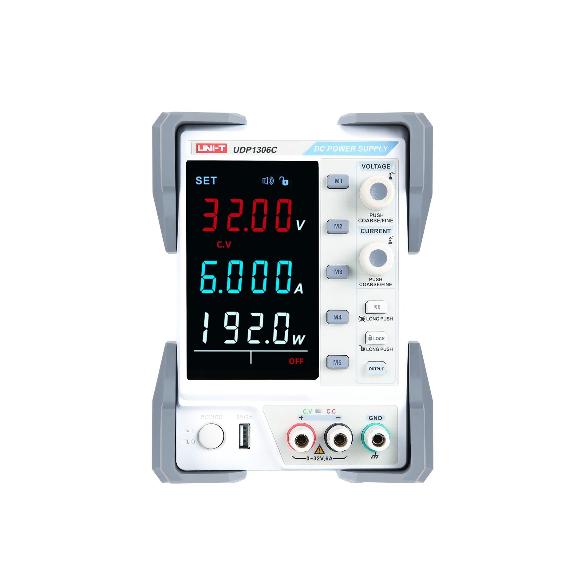UDP1306C 1Ch 192W 32V/6A Programmable Linear DC Power Supply