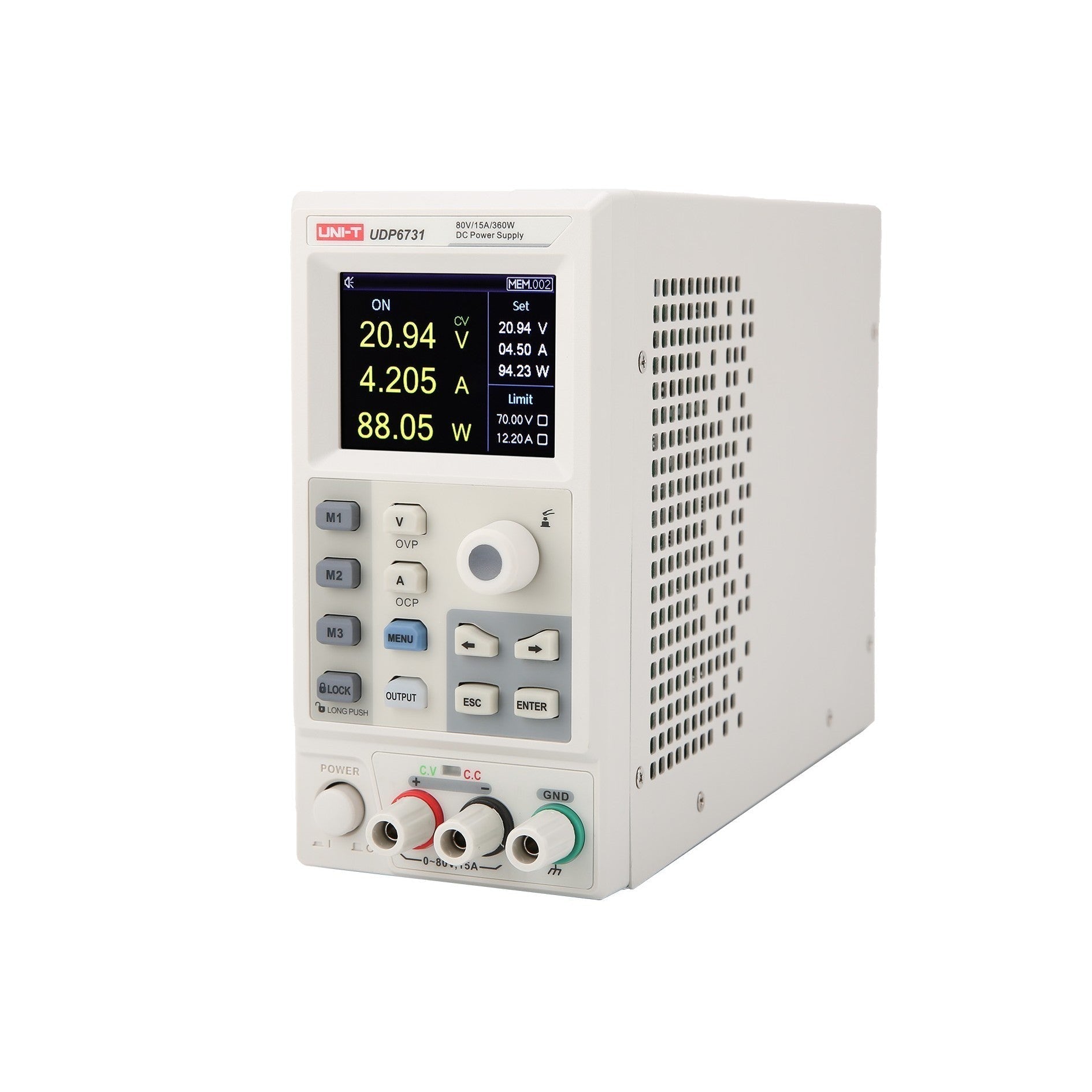 UDP6731 360W 80V/15A Programmable DC Switching Power Supply