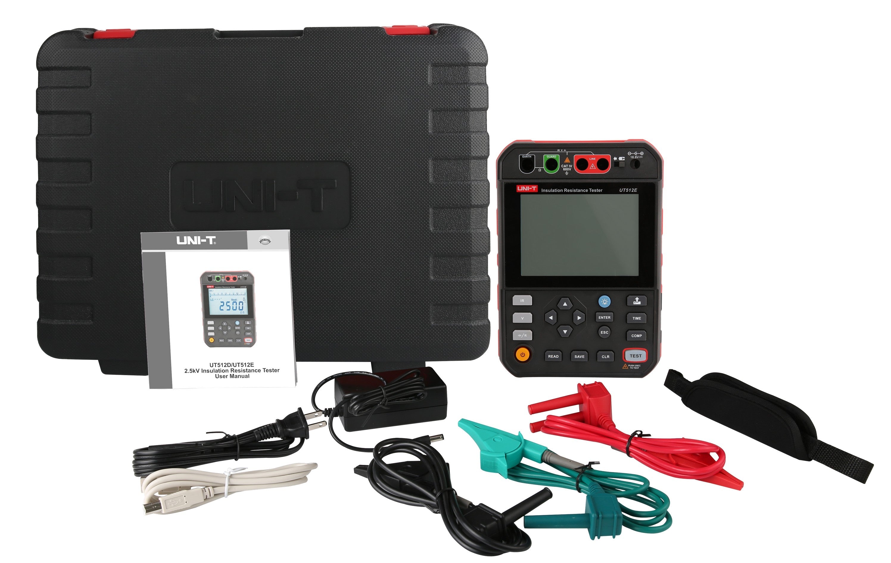 UT512E 2500V Digital Insulation Resistance Tester