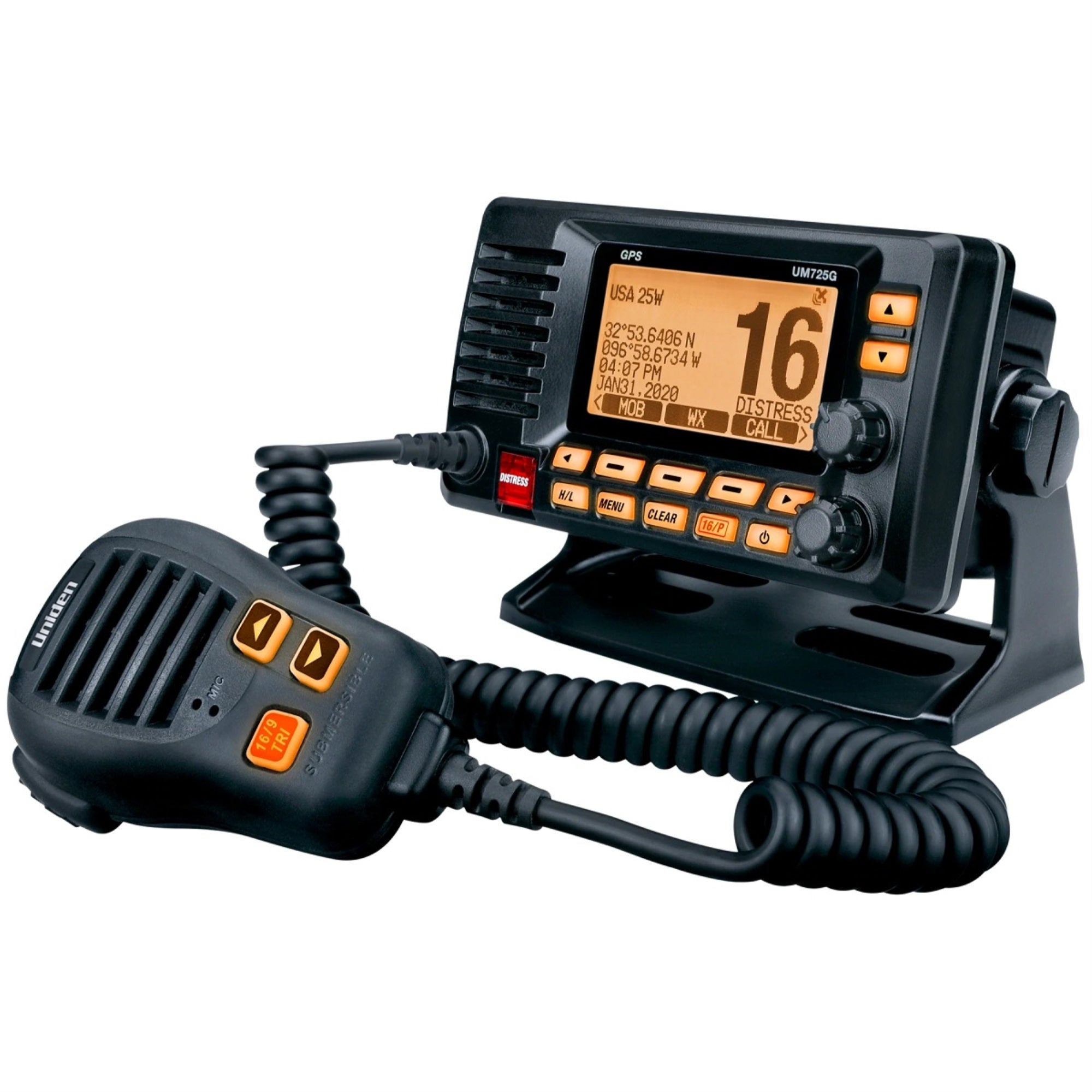 Uniden Um725G Black Vhf,WBEEAB0B3RZ2DVL