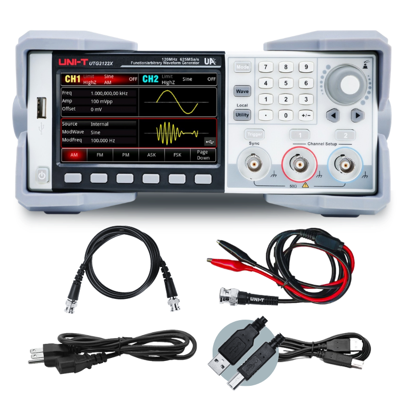 UTG2122X 120 MHz 2Ch Advanced-Series Arbitrary Waveform Generator