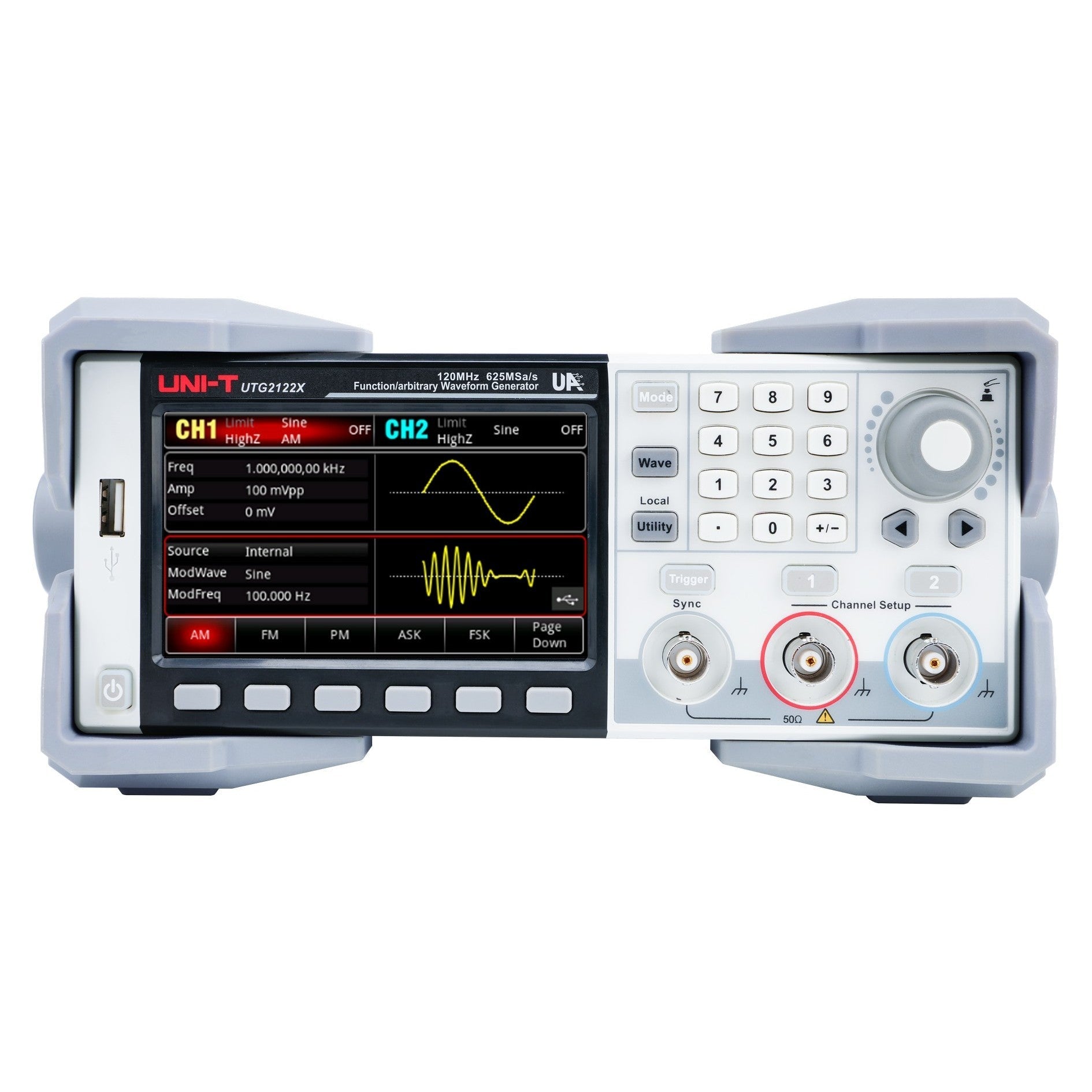 UTG2122X 120 MHz 2Ch Advanced-Series Arbitrary Waveform Generator