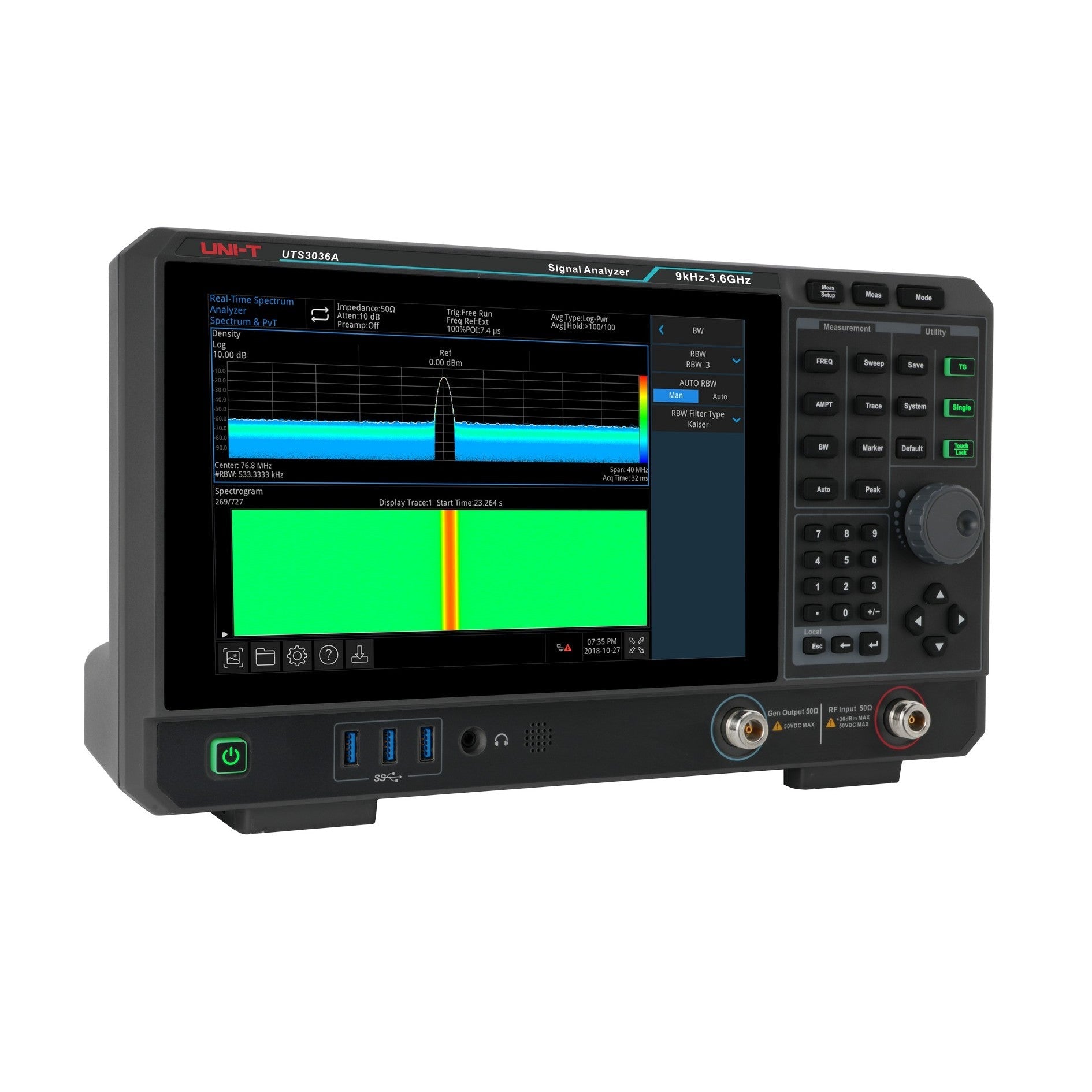 UTS3036A 3.6 GHz Performance-Series Signal Analyzer