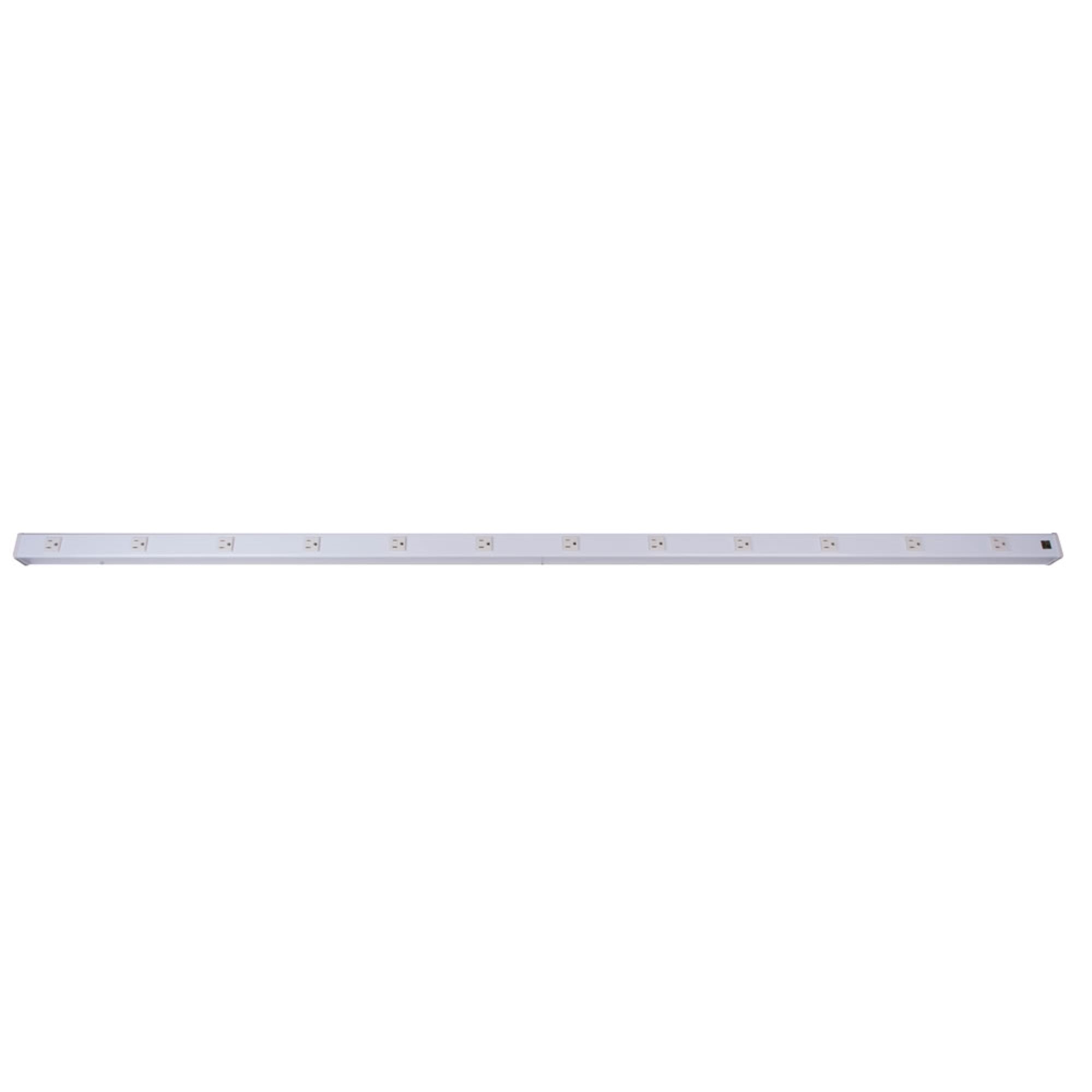 6 White Outlet Bar 12 Outlet 6Lead 15A