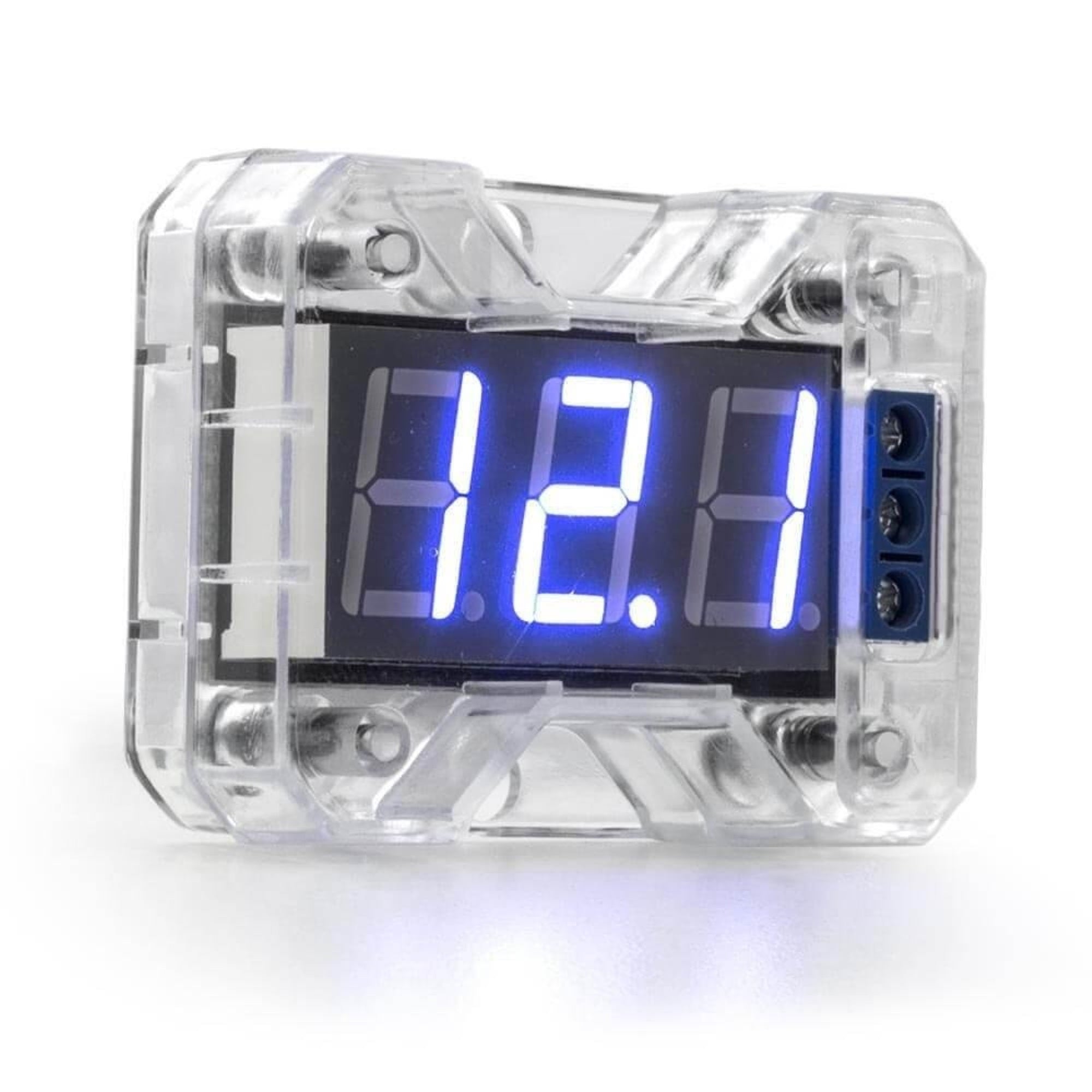 Compact Vehicle Voltmeter for 8 to 16.5v DC