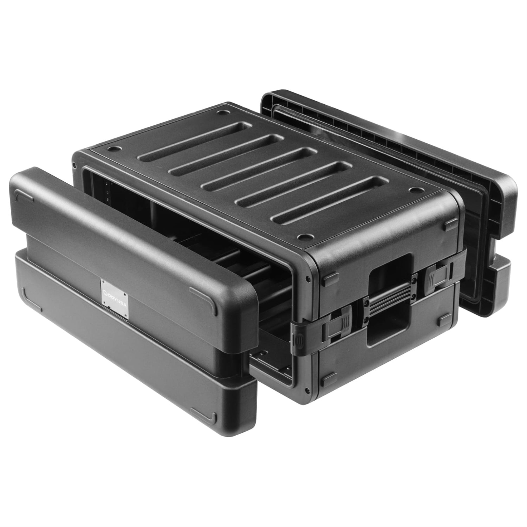 10.5 inch RailtoRail Watertight Dustproof InjectionMolded 4U Rack Case