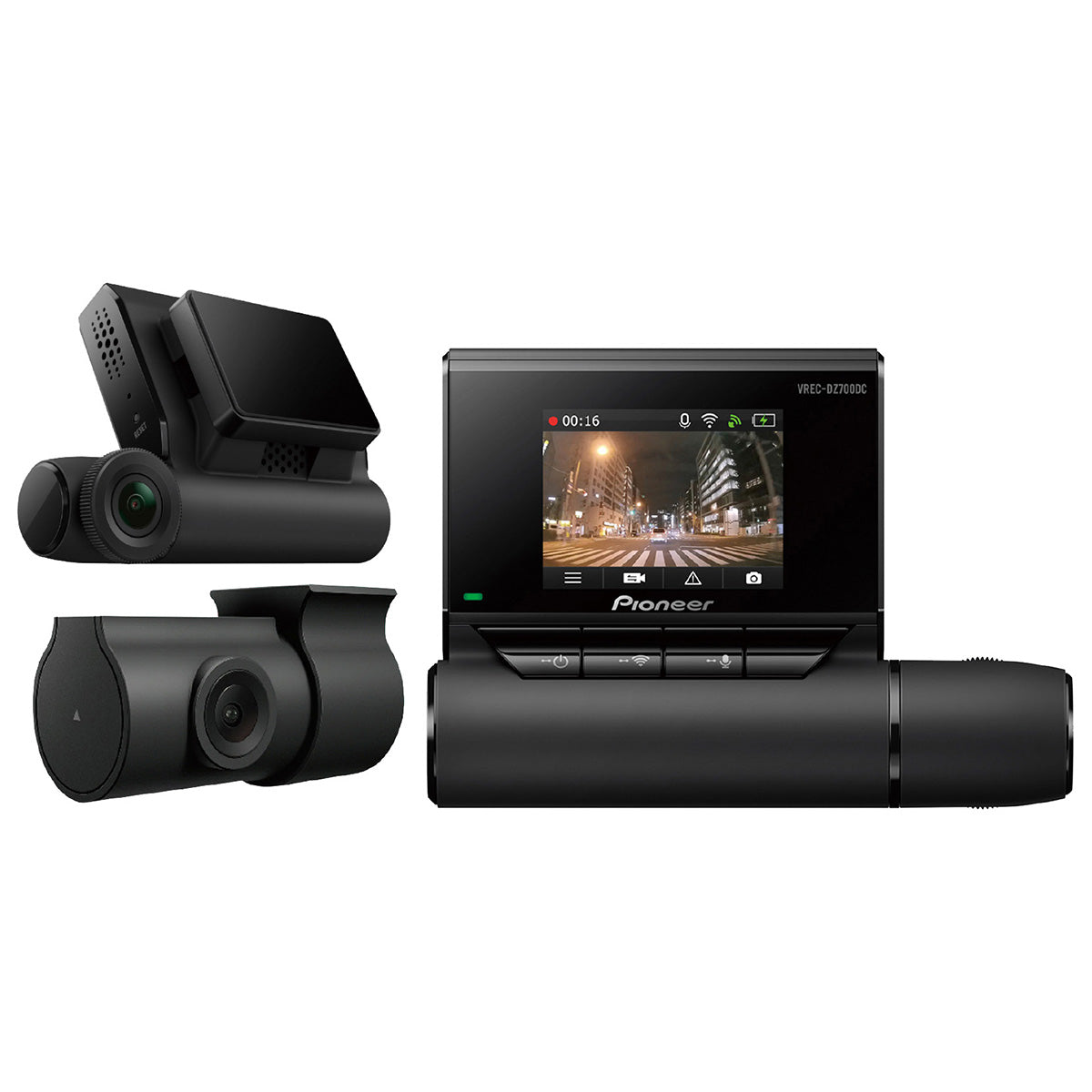 Pioneer 2 Channel Dual Recording Hd Dash Camera System