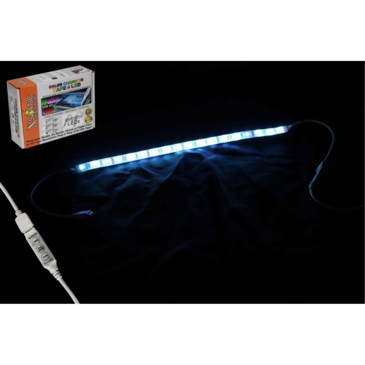 Xstatic Rgb Led Strip Kit 12'' Remote Control & Power Supply Included