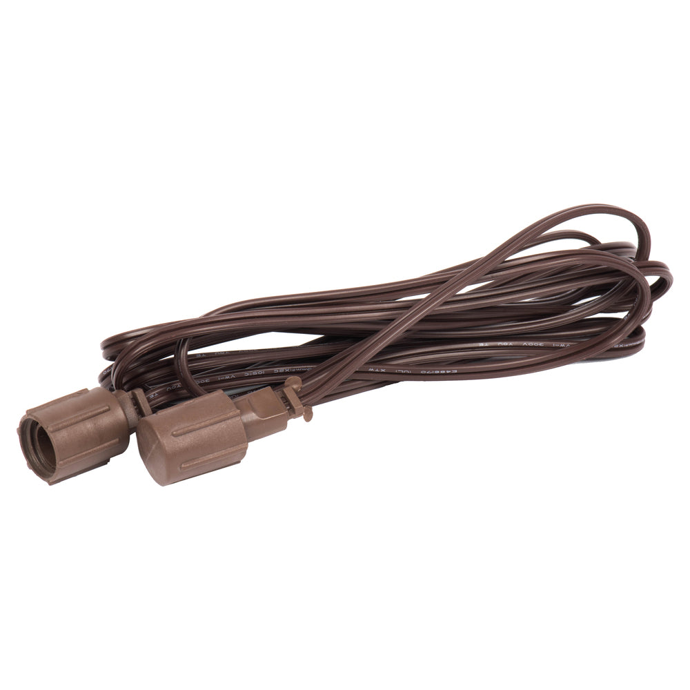 Vickerman 10 Brown Wire Coaxial Ext Cord 4/Bag  X6B6613