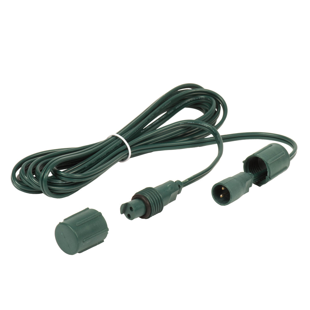 Vickerman 10 Green Wire Coaxial Ext Cord 4/Bag  X6G6613
