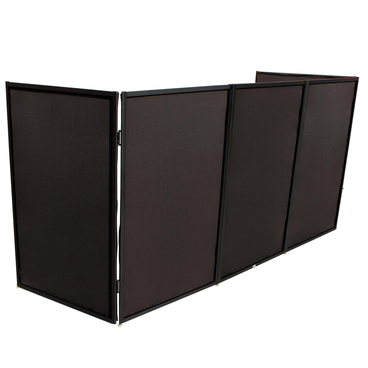ProX XF-5X3048B 5 Panel Black Frame DJ Facade W-Stainless Quick Release 180 Deg. Hinges