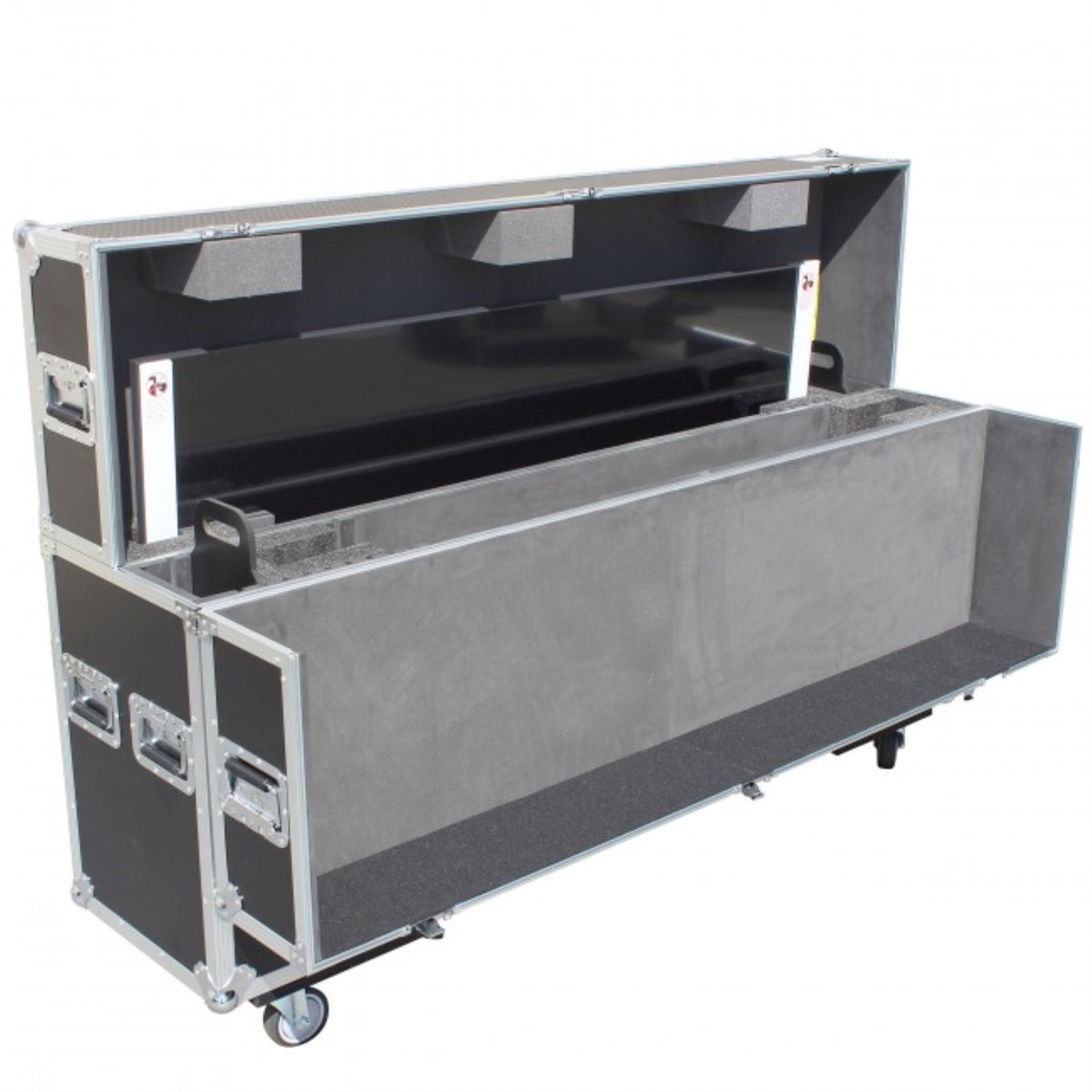 ProX XS-LCD5570WX2 LED-LCD-Plasma TV Dual  55'' to 70'' Adjustable Flight Case W/4'' Casters