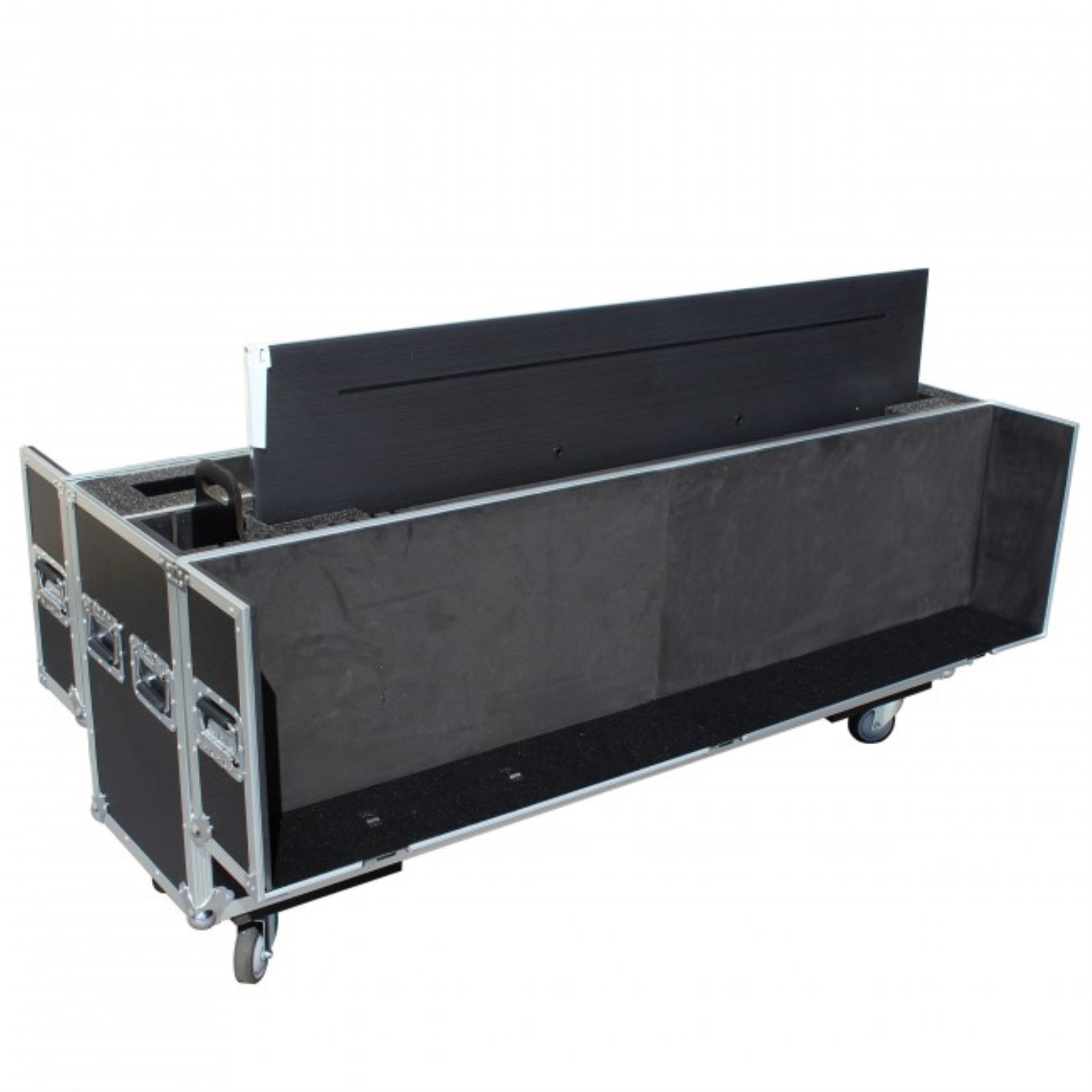 Prox Xs Lcd5570Wx2 Led Lcd Plasma Tv Dual  55'' To 70'' Adjustable Flight Case W/4'' Casters