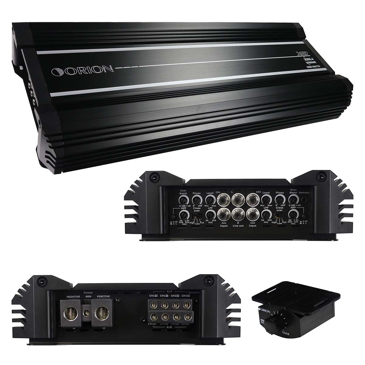 Orion 4 Channel Amplifier 2500 Rms/10000W Max