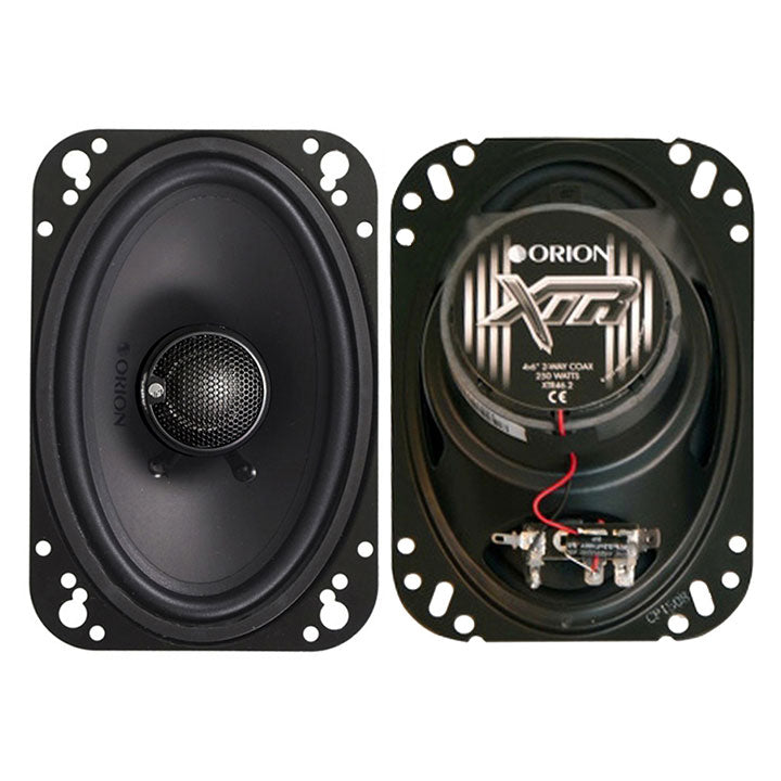 Orion XTR 4x6 Coaxial Speaker 250 Watts Max