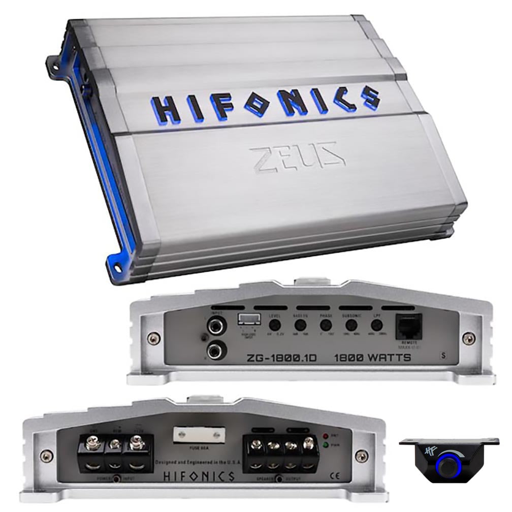 Hifonics Zeus Gamma Series 1 X 1800 Watts @ 1 Ohm Mon