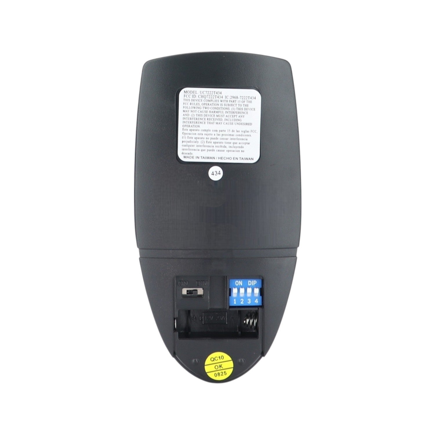 Anderic Substitute For Home Decorators Collection TR171B Ceiling Fan Remote Control - KUJCE10205 [RR7222T434]