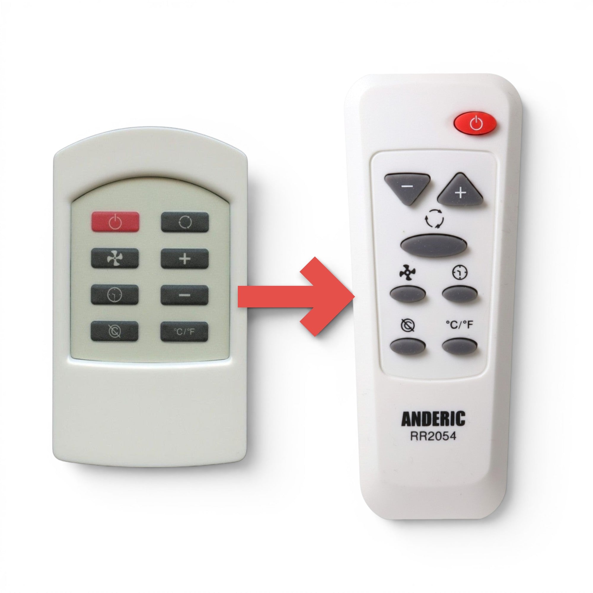Anderic Substitute for Haier / Amana AC-5620-44 Portable Air Conditioner Remote Control [RR2054]