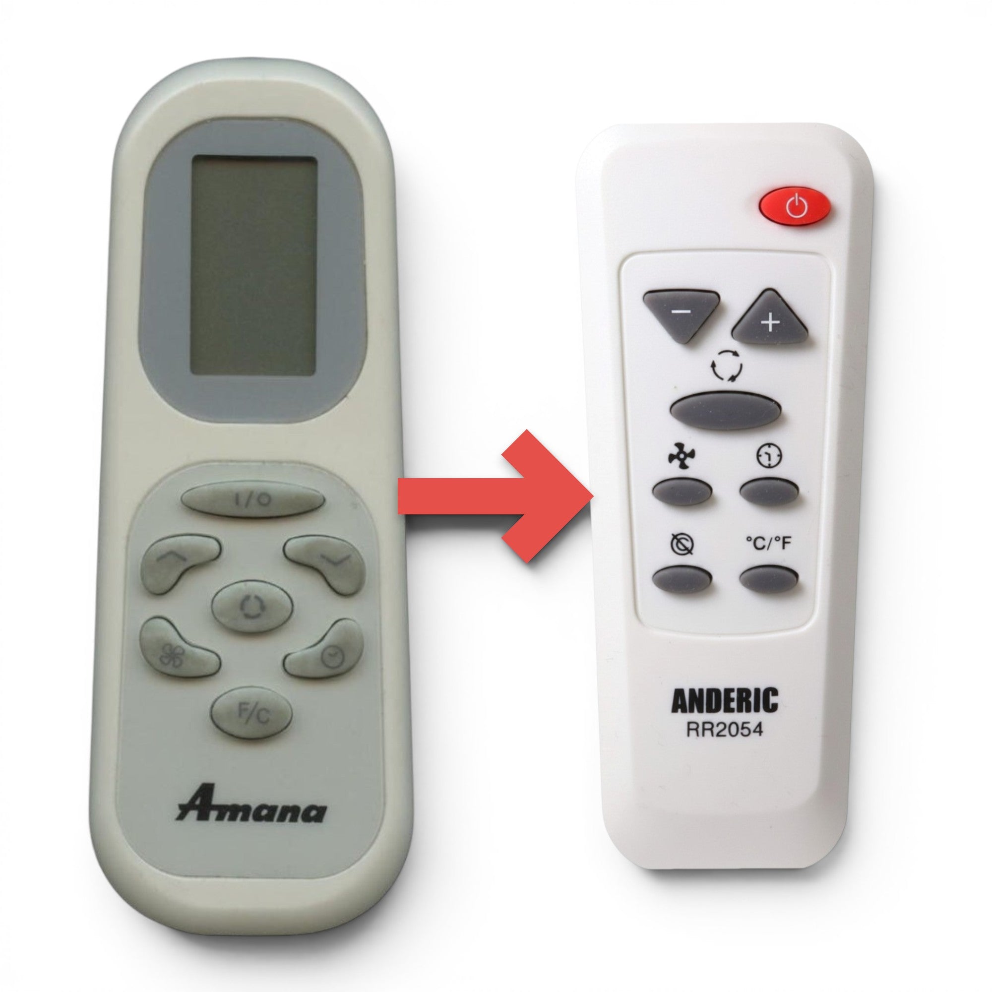 Anderic Substitute for Amana AC-5620-56 Portable Air Conditioner Remote Control [RR2054]