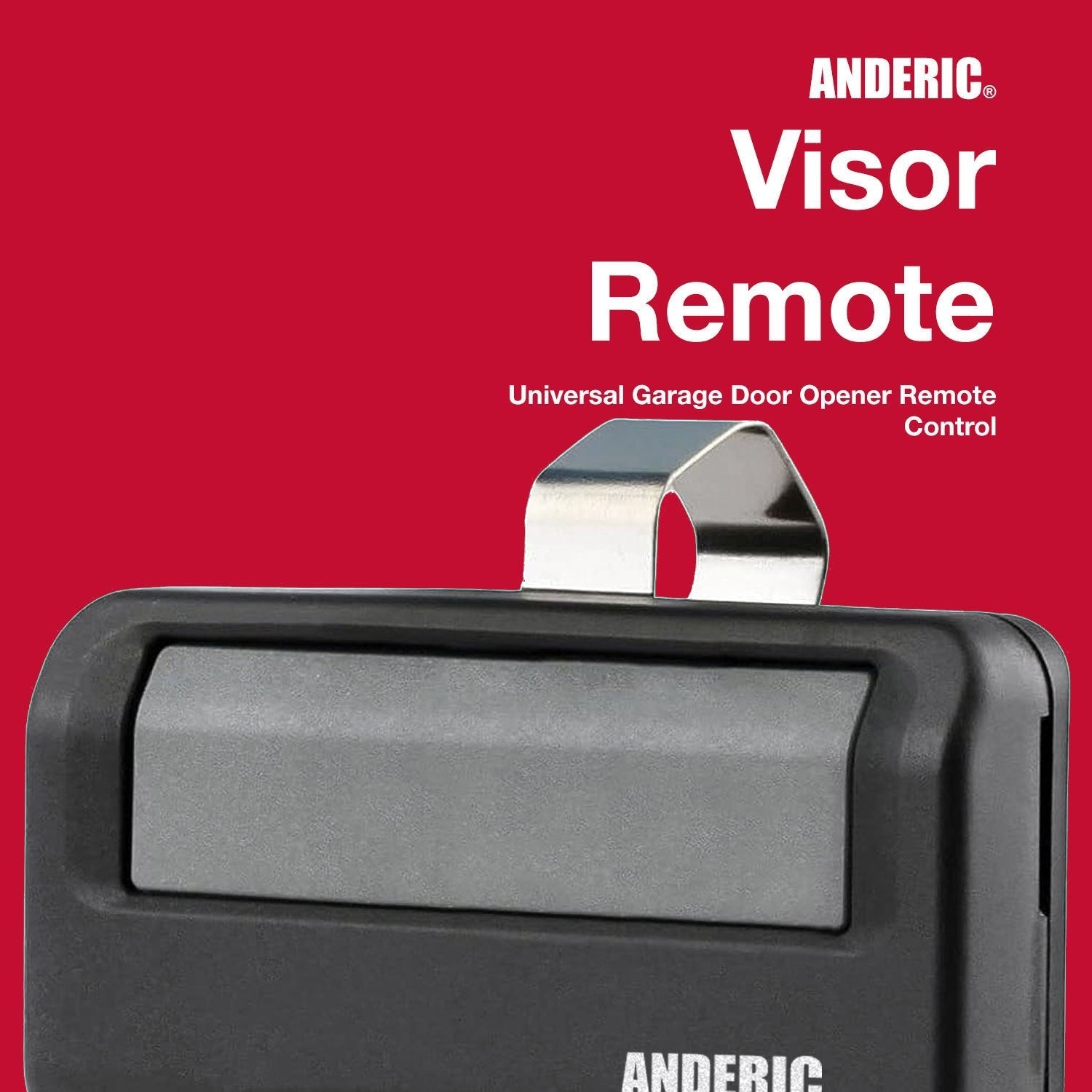 Anderic Substitute for LiftMaster 81LM 1-Button Vizor 390mhz Garage Door Opener Remote Control [891LM]