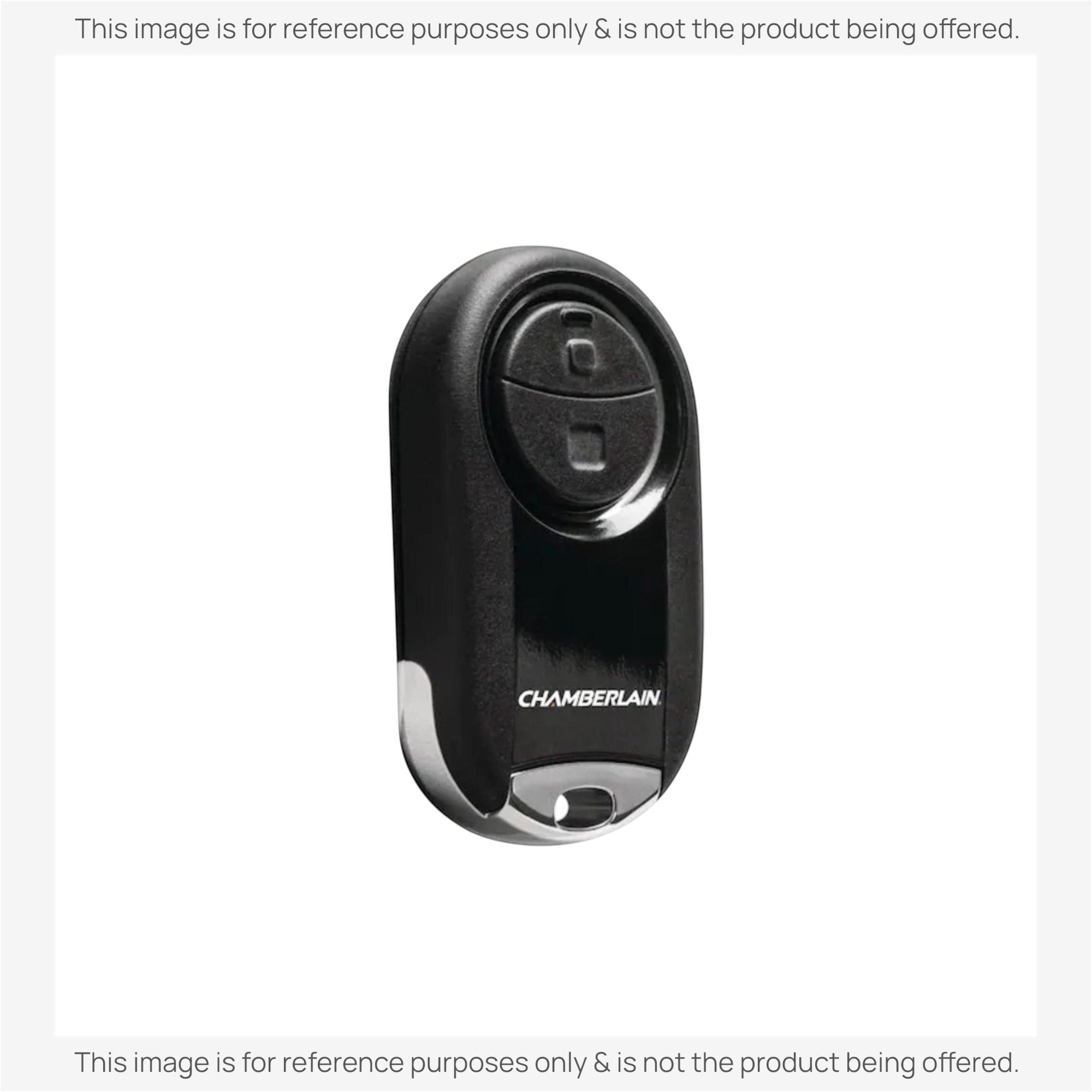 Anderic Substitute for Chamberlain MC100-P2 Keychain 2-Button Universal for Learn Key Garage Door Opener Remote Control [375UT-2button]