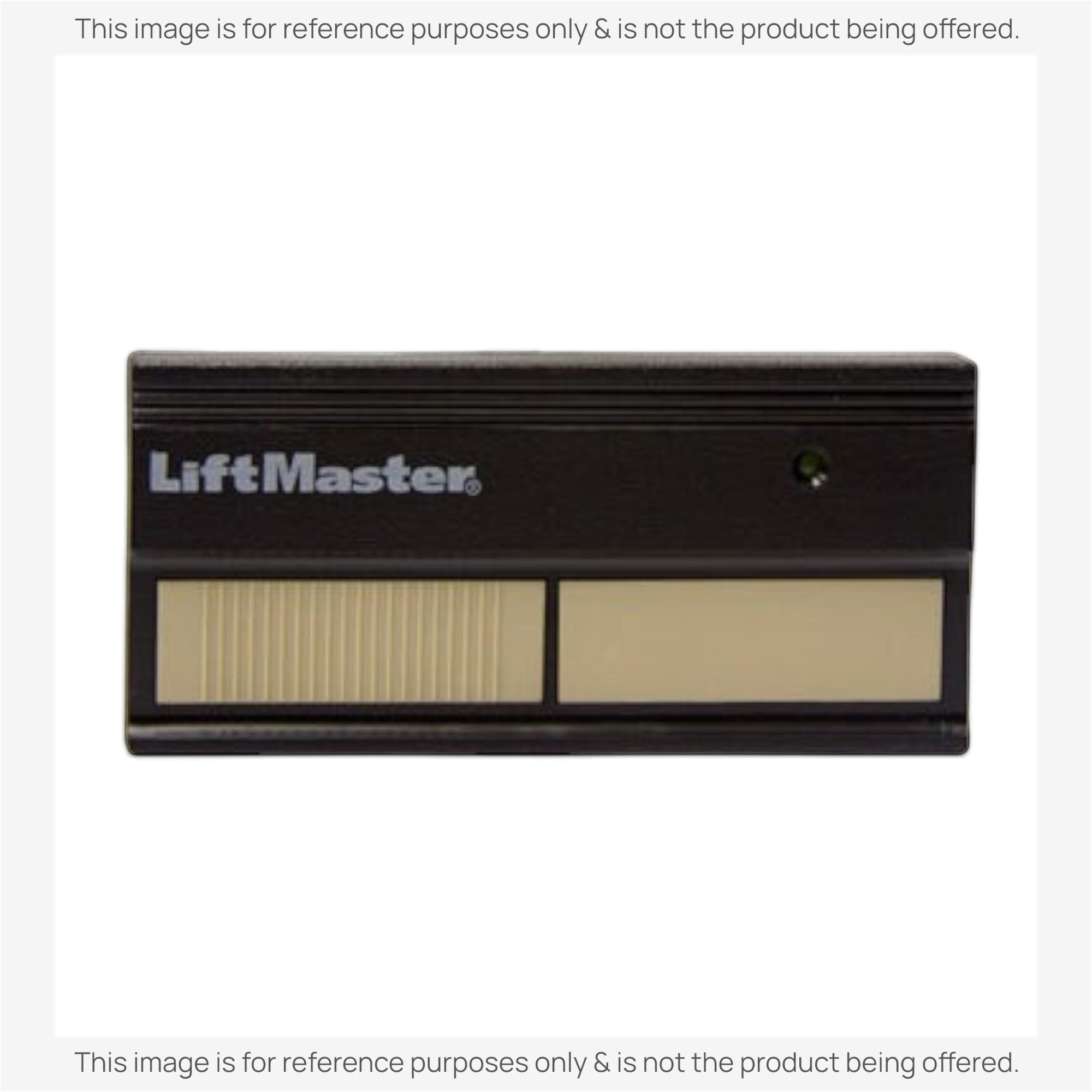 Anderic Substitute for LiftMaster 82LM 2-Button Visor 390 MHz Garage Door Opener Remote Control [893LM]