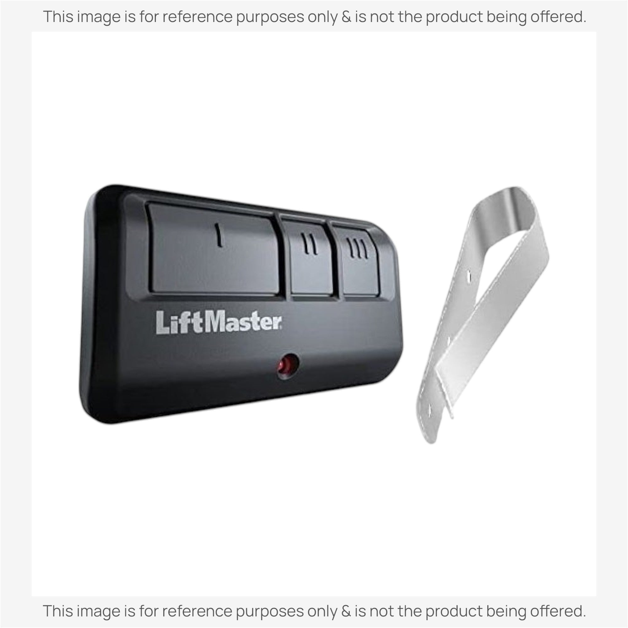 Anderic Substitute for LiftMaster 893LM 3-Button Vizor 310/315/390 MHz Garage Door Opener Remote Control [893LM]