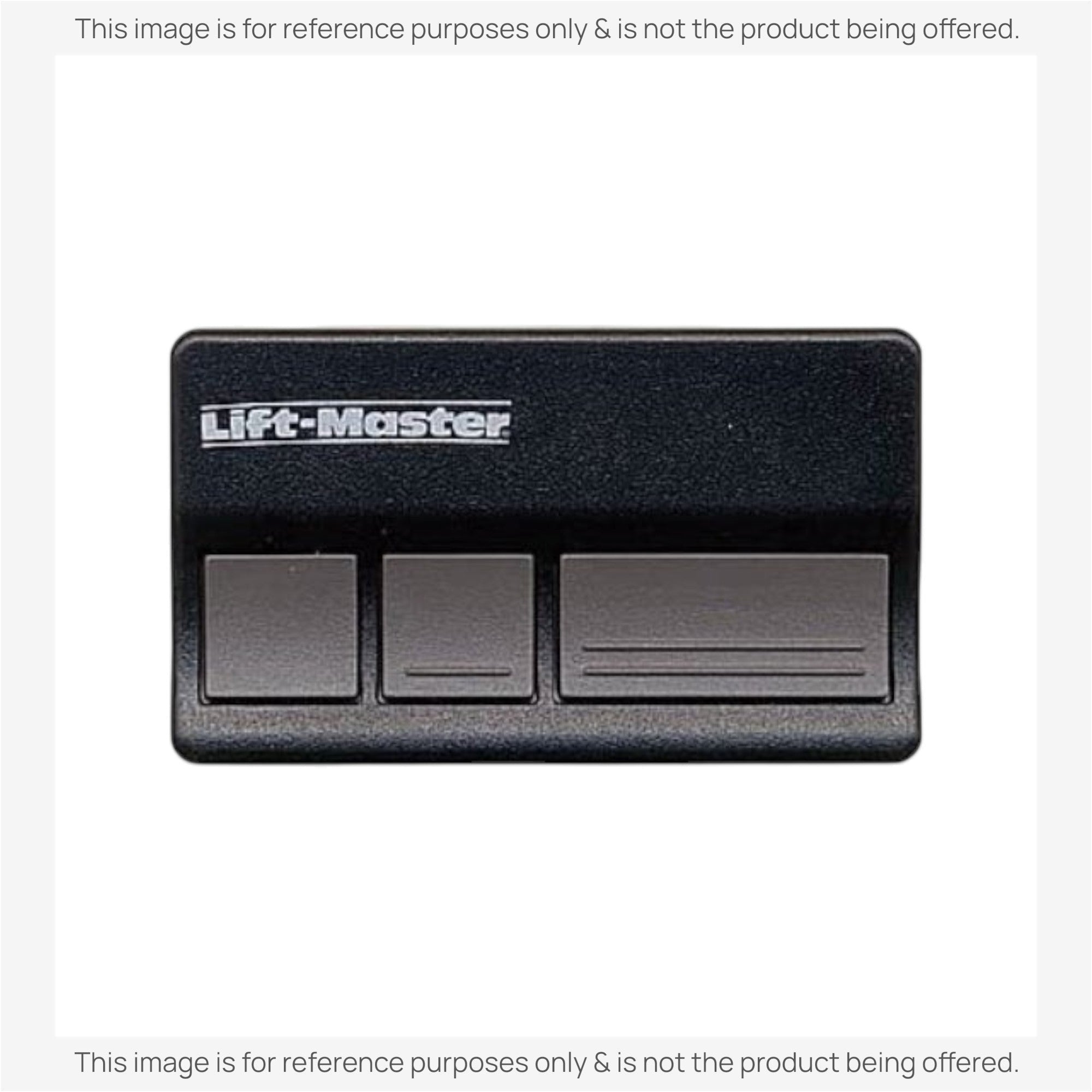 Anderic Substitute for LiftMaster 83LM 3-Button Vizor 390 MHz Garage Door Opener Remote Control [893LM]