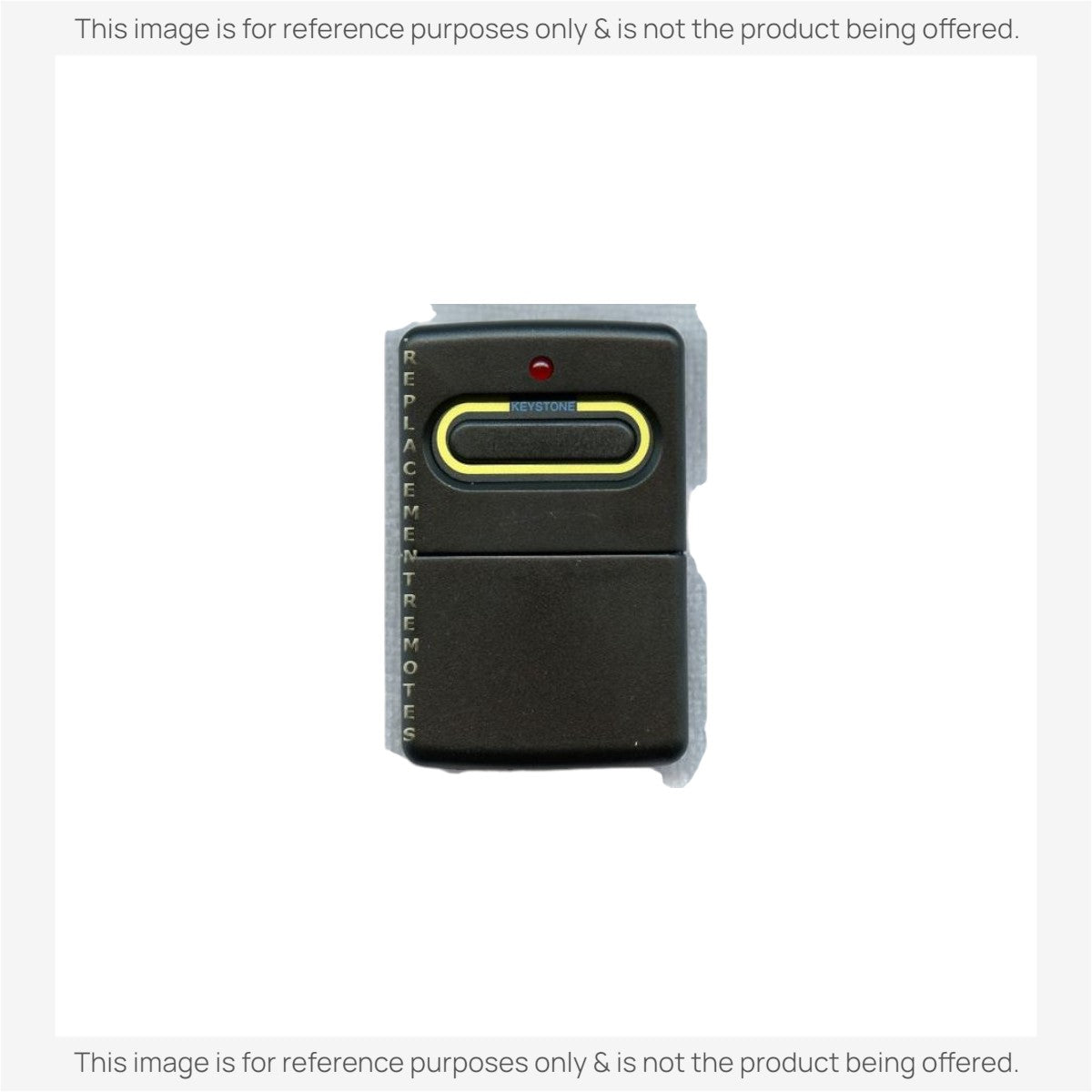 Anderic Substitute for Crusader 390Mhz visor remote 0220390 Garage Door Opener Remote Control [375UT-2button]