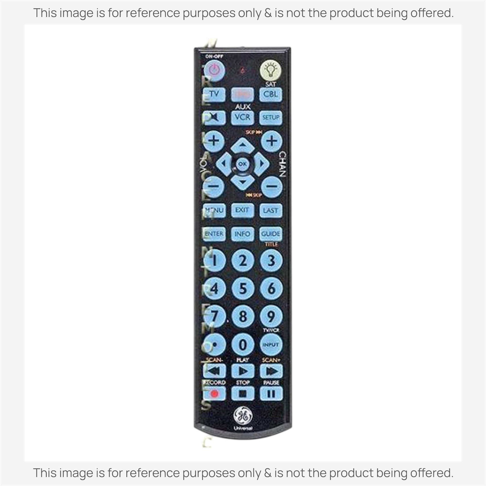 Anderic Substitute for GE 24116 4-Device Universal Remote Control [RRU401]