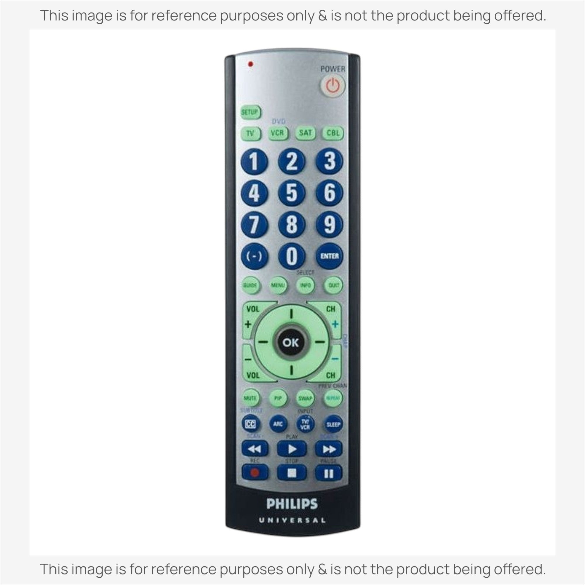 Anderic Substitute for Philips SRU3004WM/17 4-Device Universal Remote Control [RRU401]