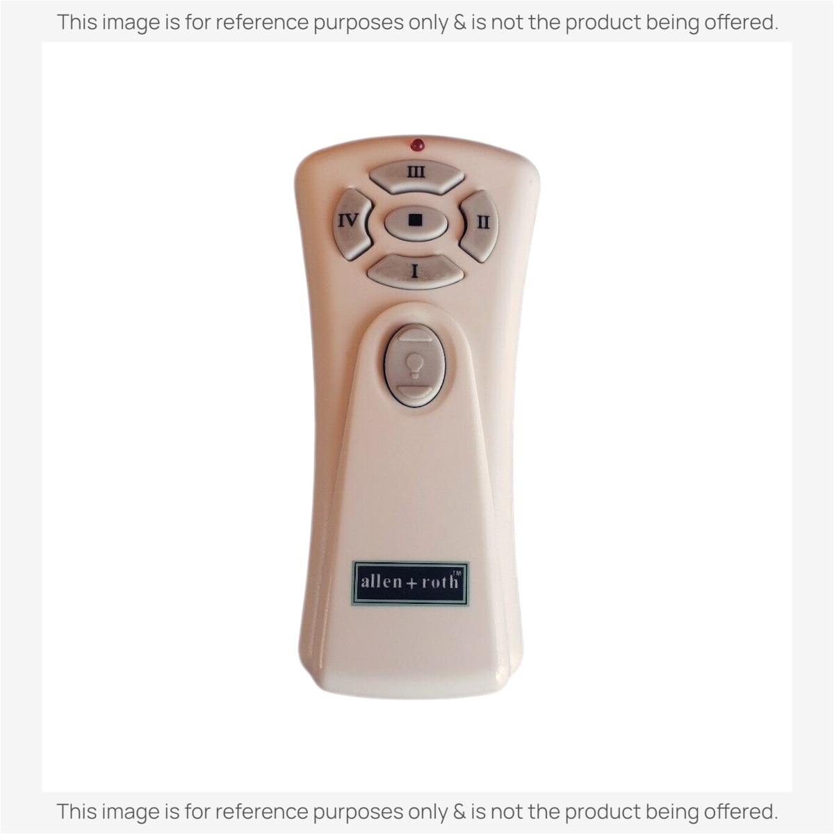 Anderic Substitute for allen + roth UC7080T1 Ceiling Fan Remote Control [RR7080T]