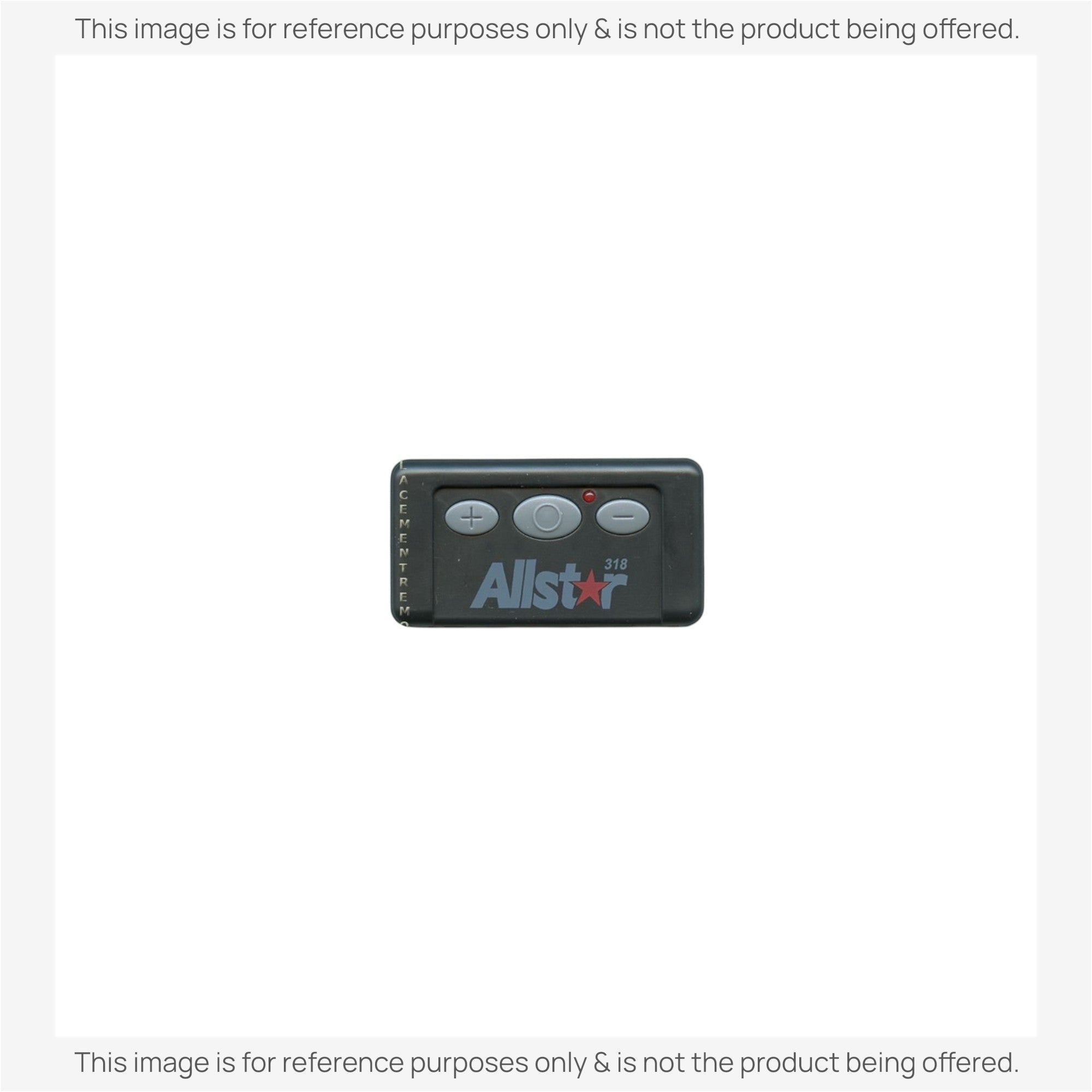 Anderic Substitute Kit for Allstar 110995 Quickcode 3 button 318mhz Garage Door Opener Remote Control [RR850LM]