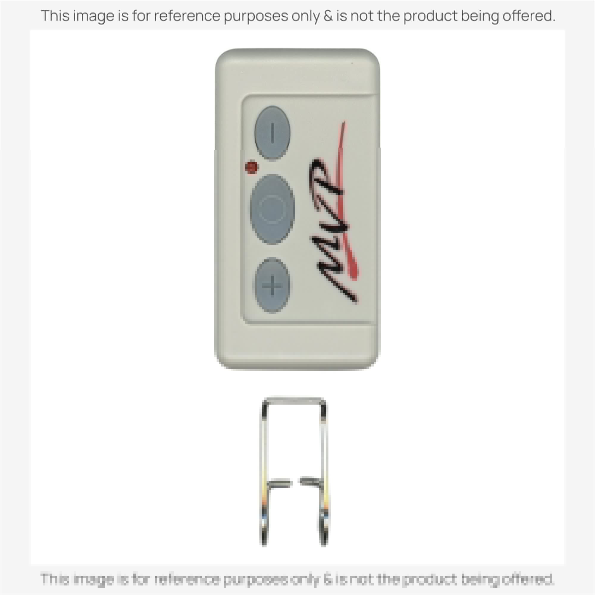 Anderic Substitute Kit for Allstar 110925 MVP Series 3 Button 318mhz Garage Door Opener Remote Control [RR850LM]
