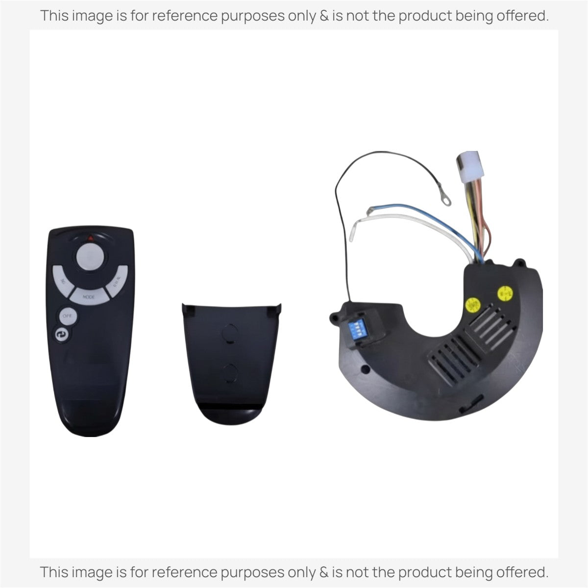 Substitute for Hampton Bay Brookedale 60 Inch Ceiling Fan Remote Control and Receiver Kit for Air Cool 247008054 [UC7058RKIT]