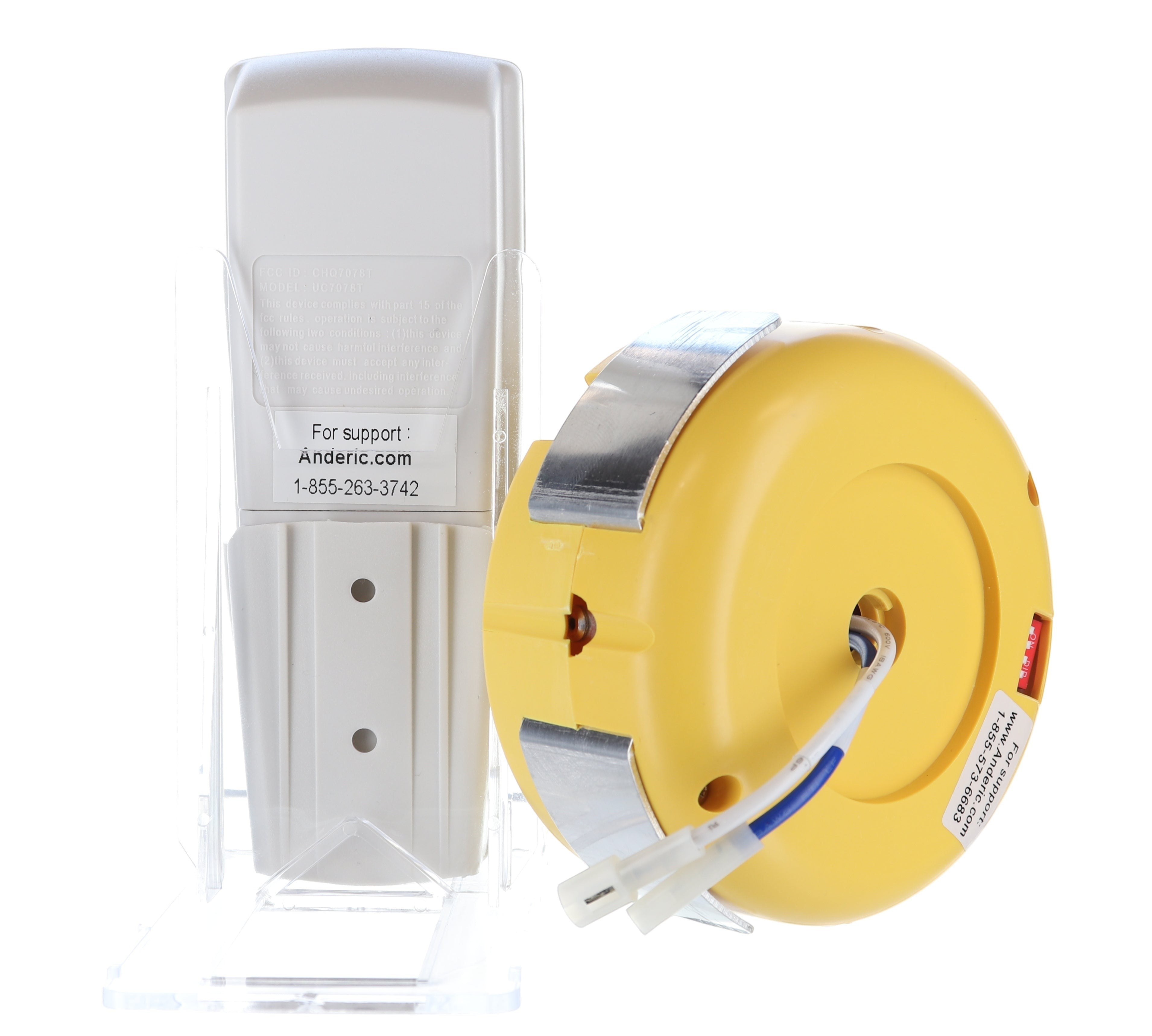 Anderic Substitute for Kenmore G2H2XJR520R Ceiling Fan Receiver [FAN2R-RR7078TR-KIT]