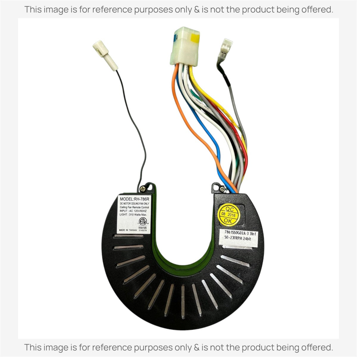 Anderic Substitute for Fanimation Fans RH786R Up/down light Ceiling Fan Receiver [RH786R/RR787T-KIT]