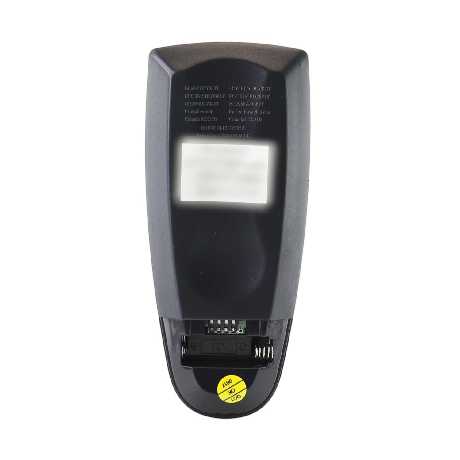 Anderic Substitute for Hampton Bay UC7083T Ceiling Fan Remote Control with Up/Down Light Buttons CHQ7083T - [RR7083TUDL]