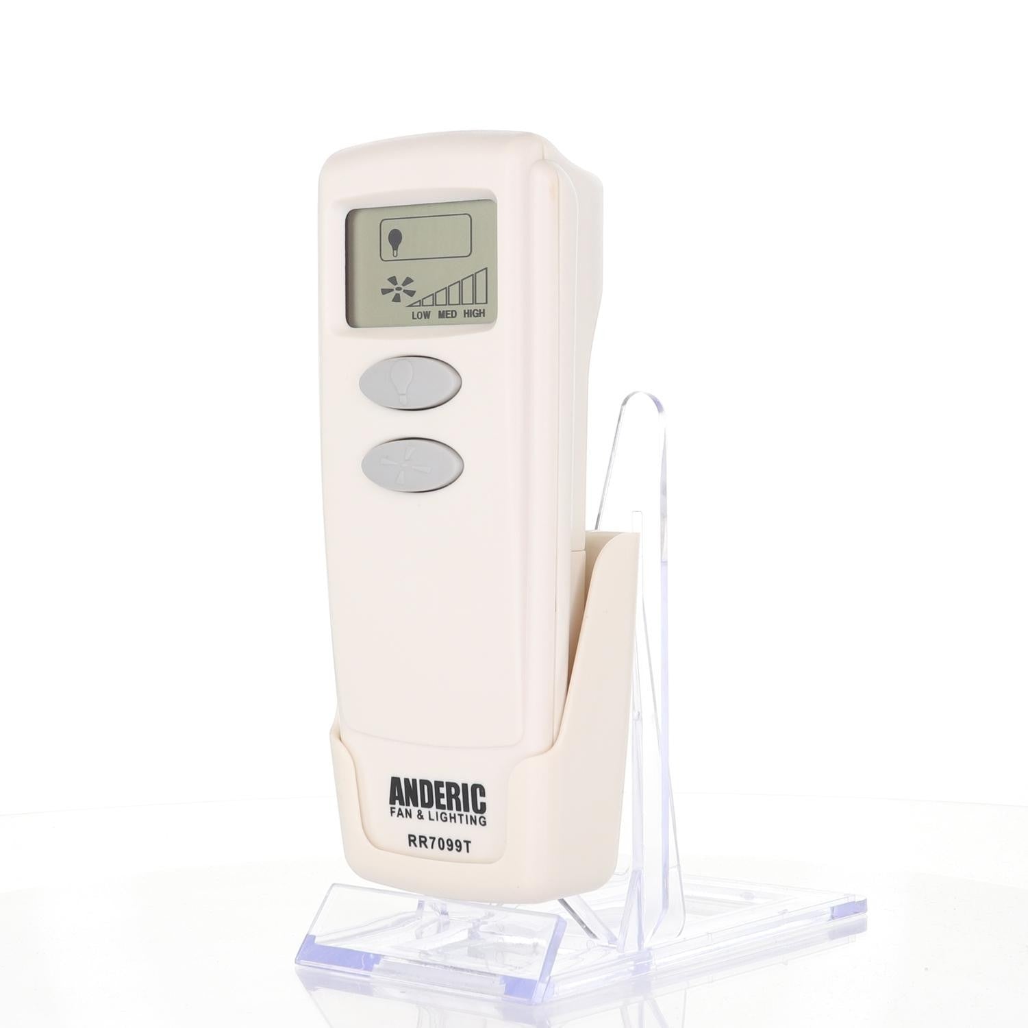 Anderic Substitute for Harbor Breeze CHQ8BT7098T Ceiling Fan Remote Control [RR7099T]