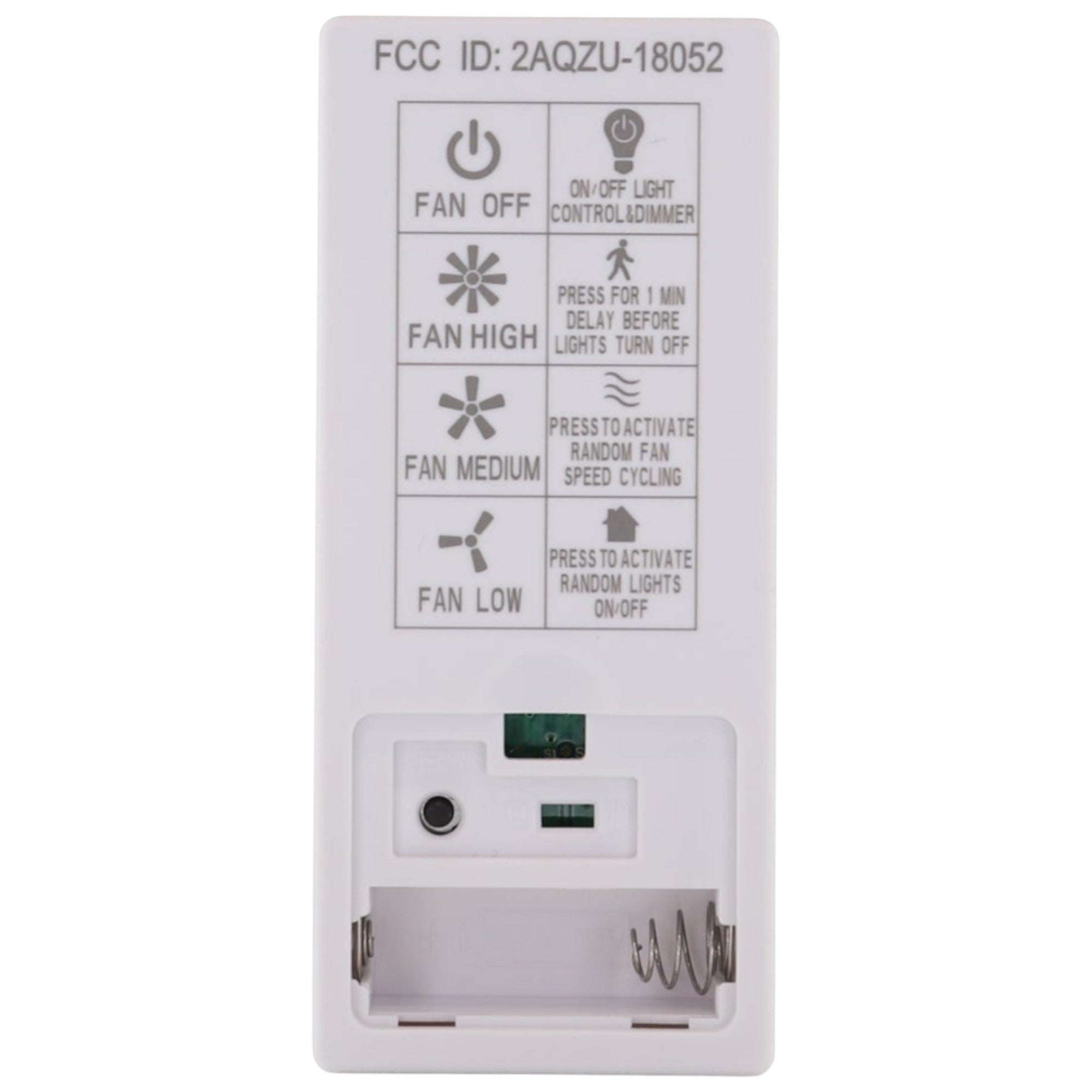 Anderic Substitute for Harbor Breeze TR326A 3-Speed Ceiling Fan Remote Control Compatible with MR101T Receiver 2AQZU-18007 [RRTRA049G1M]