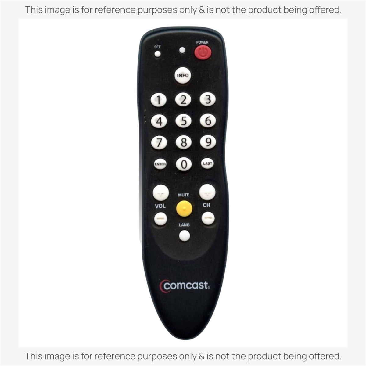 Anderic Substitute for Comcast RC2392101/01B DTA Digital TV Tuner Converter Remote Control [RRH100]