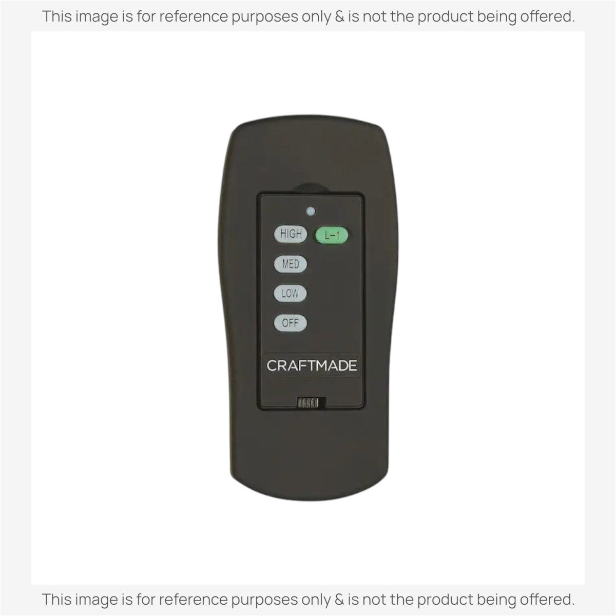 Anderic Substitute for Craftmade UC7224T Ceiling Fan Remote Control [UNVWALLKIT001]