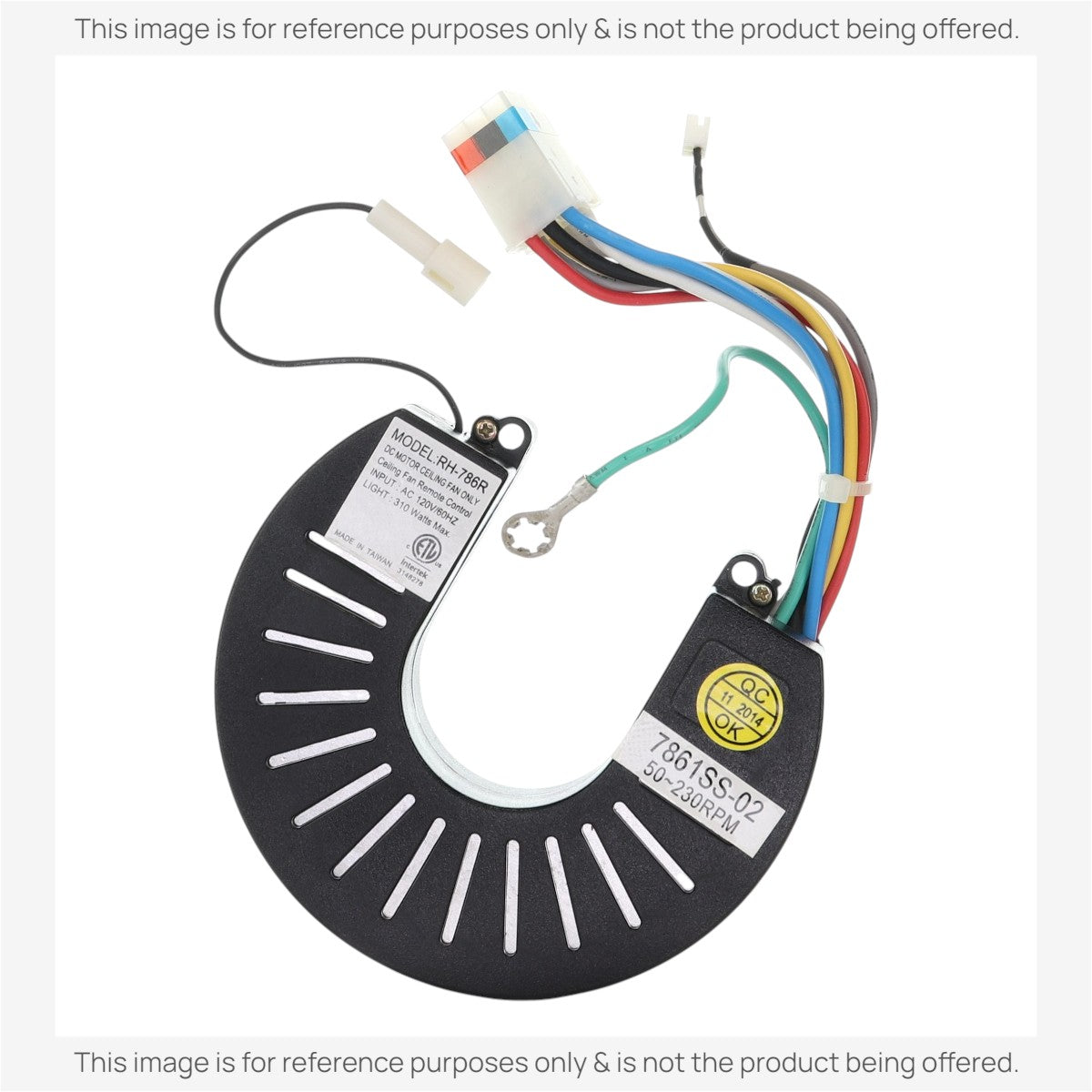 Anderic Substitute for Emerson RH786NRG Ceiling Fan Receiver [RH786R/RR787T-KIT]