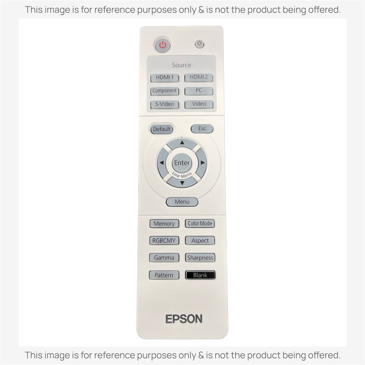 Anderic Substitute for Epson 150015001 Projector Remote Control [RR3720]