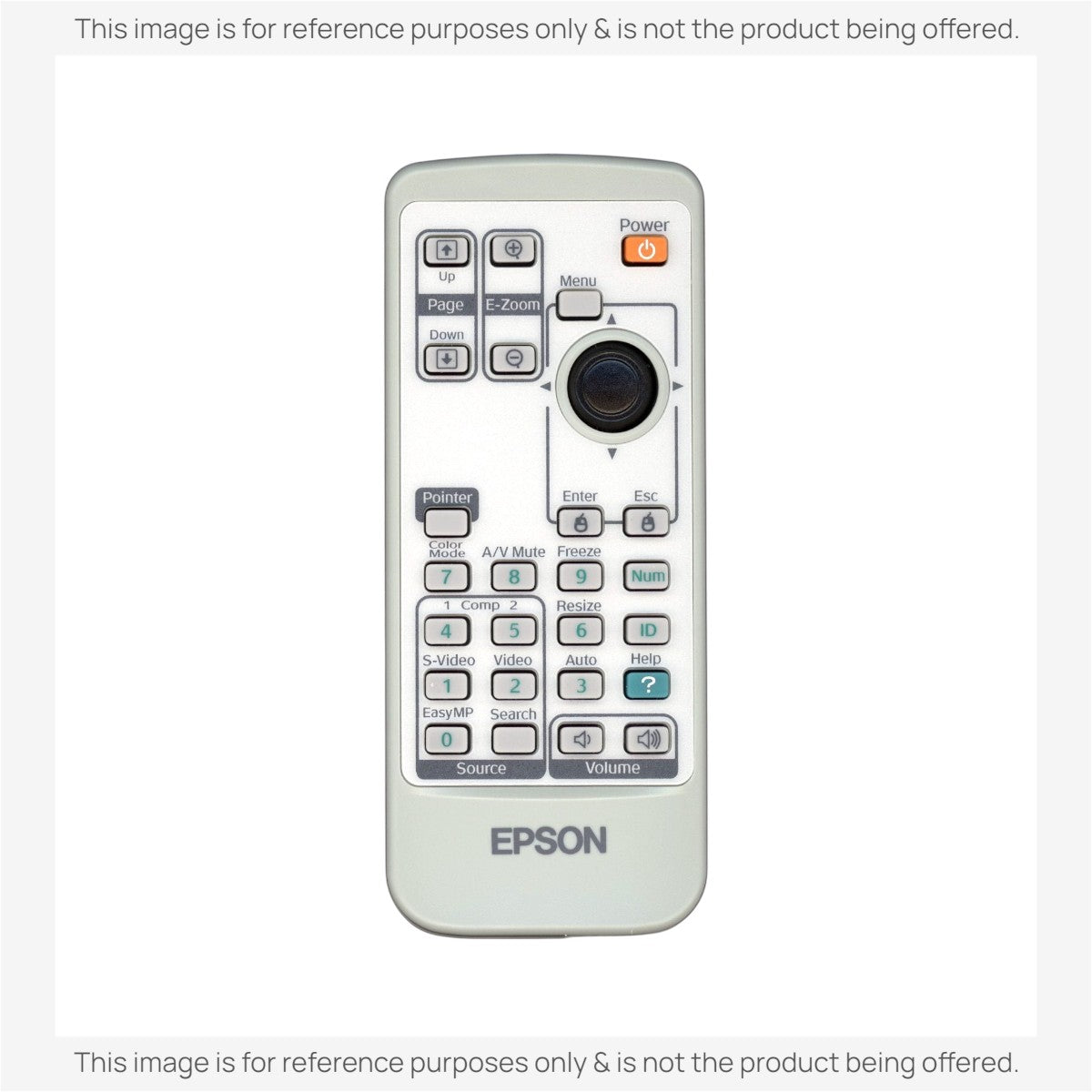 Anderic Substitute for Epson 145258901 Projector Remote Control [RR3720]