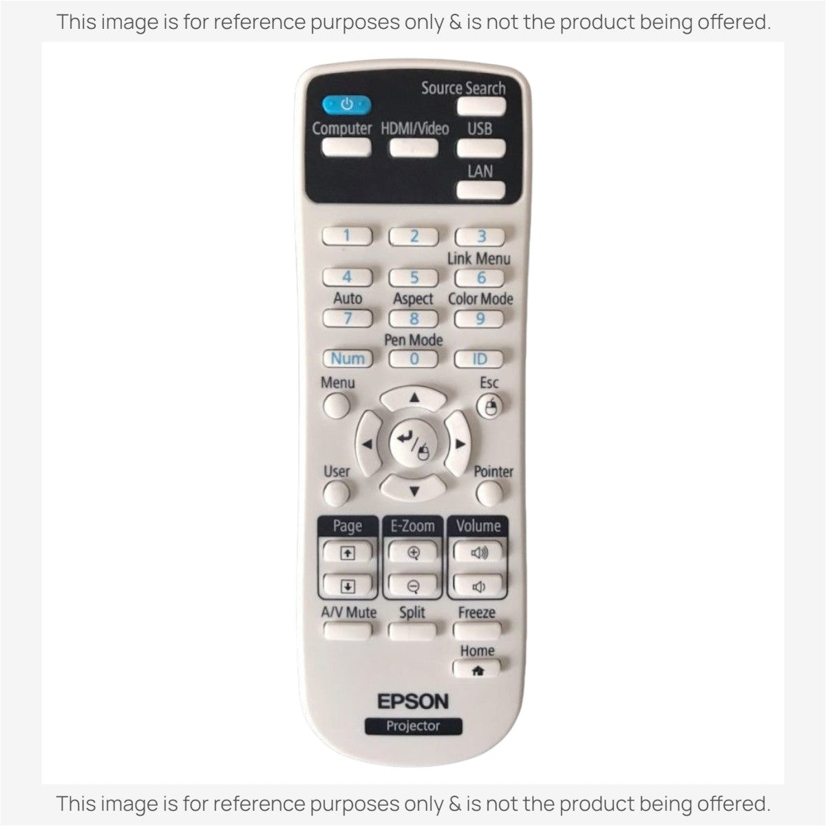 Anderic Substitute for Epson 217358900 Projector Remote Control [RR3720]