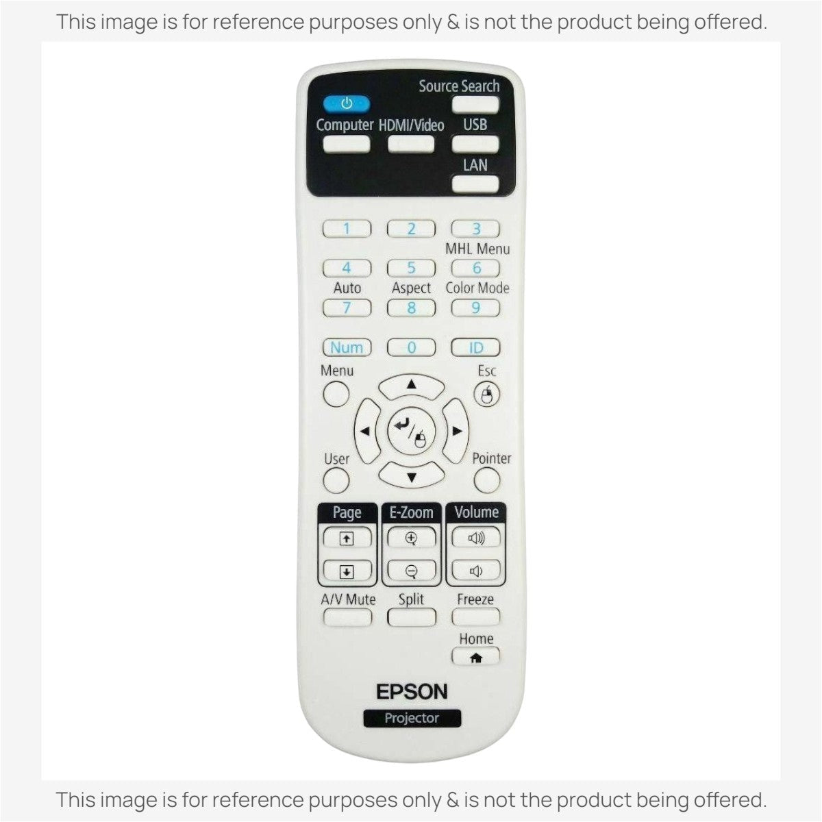 Anderic Substitute for Epson 218178800 Projector Remote Control [RR3720]
