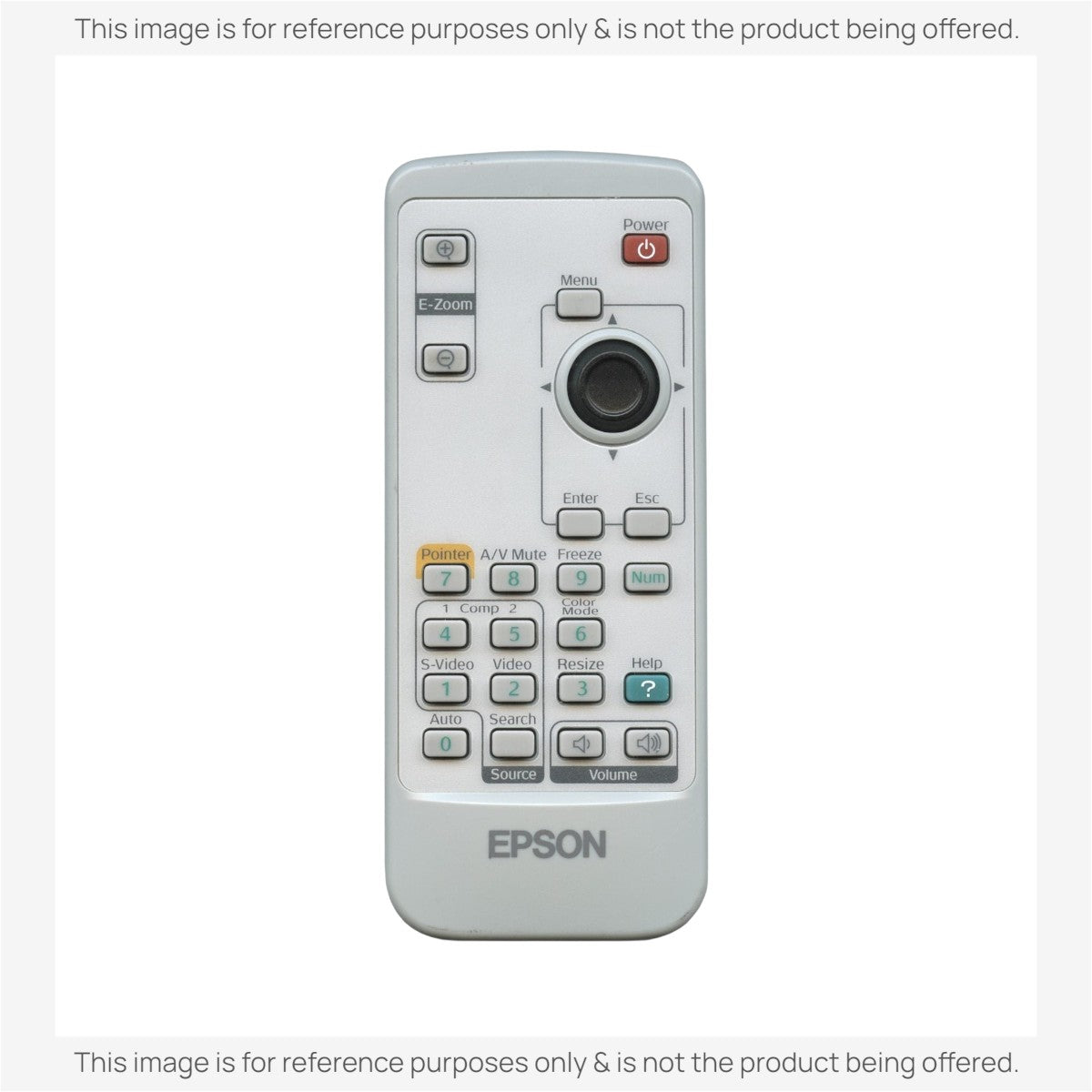 Anderic Substitute for Epson 143503300 Projector Remote Control [RR3720]