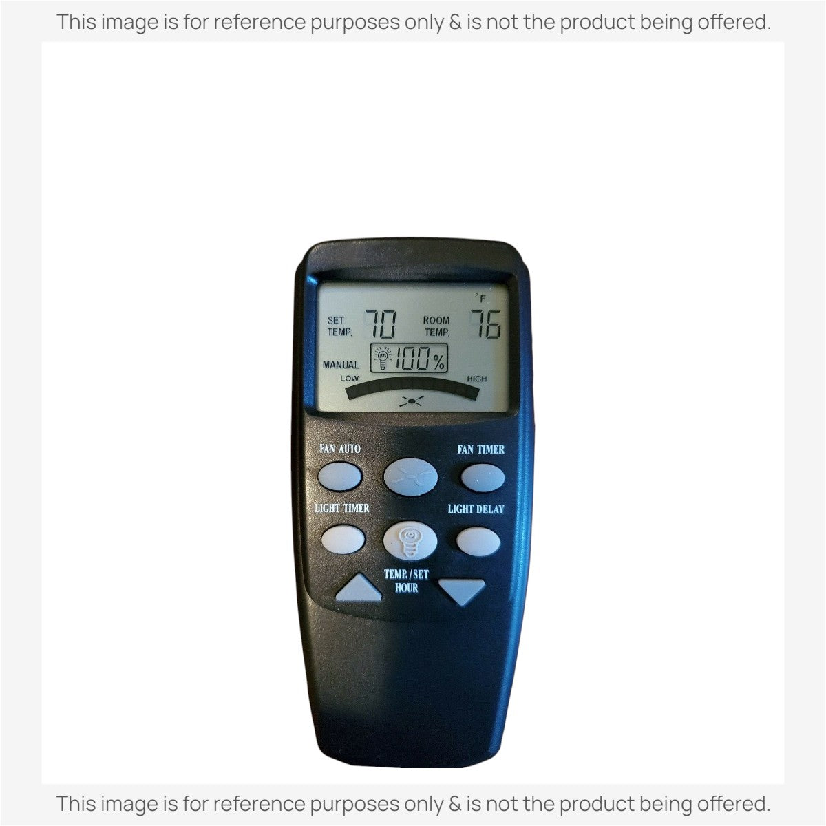 Anderic Substitute for Hampton Bay FAN-9T Ceiling Fan Remote Control Thermostatic - L3HFAN-9T [FAN9T]
