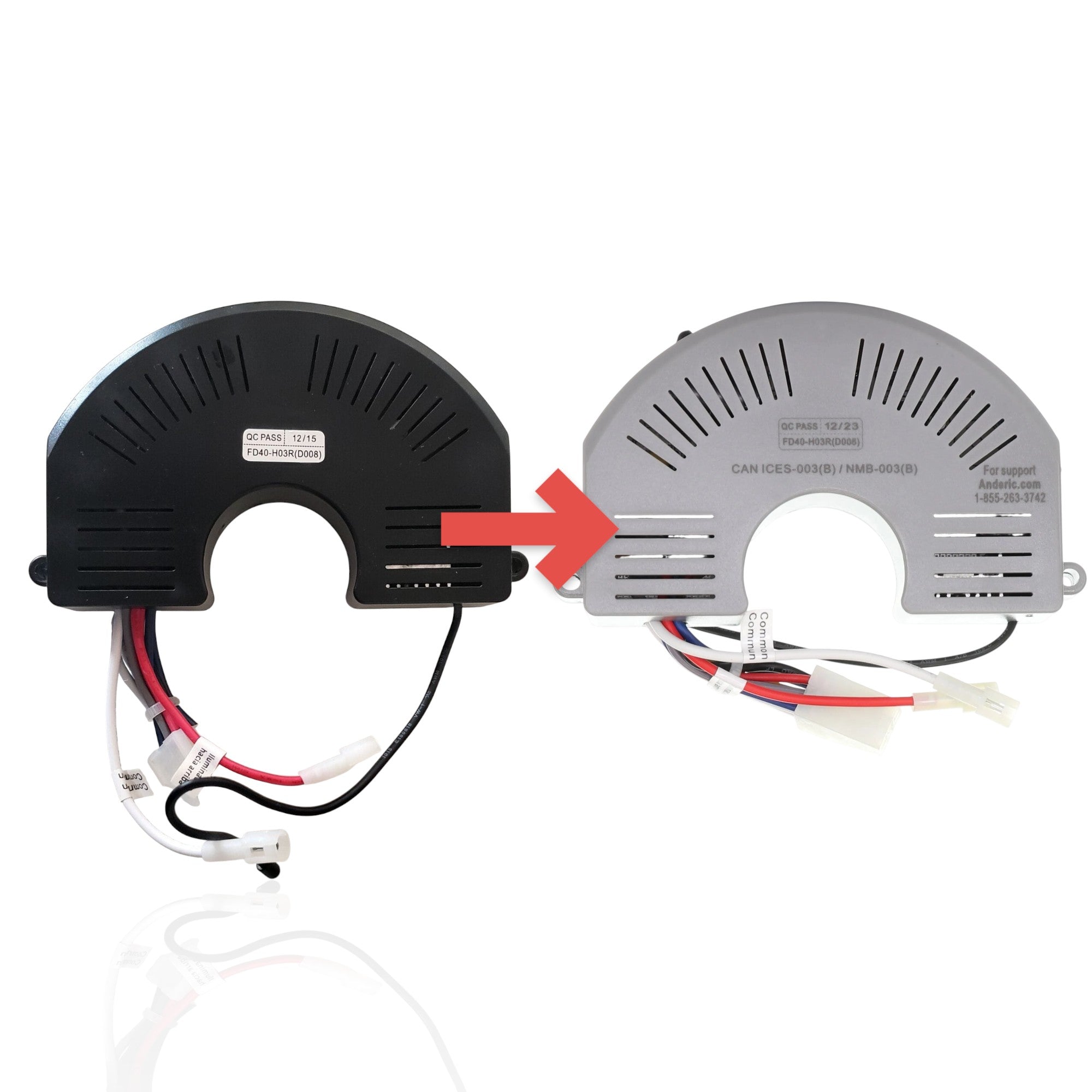 Anderic Substitute for DawnSun FD40H03R DC Motor Ceiling Fan Receiver [FD40-H03R]